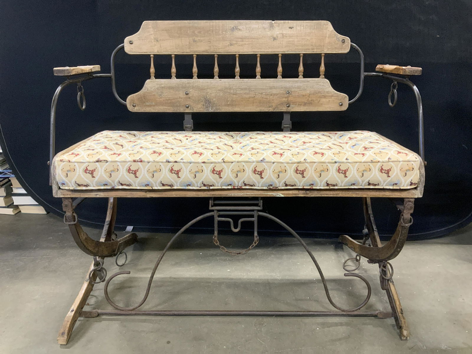 Antique Up Cycled Stage Coach Bench Americana (1 of 20)