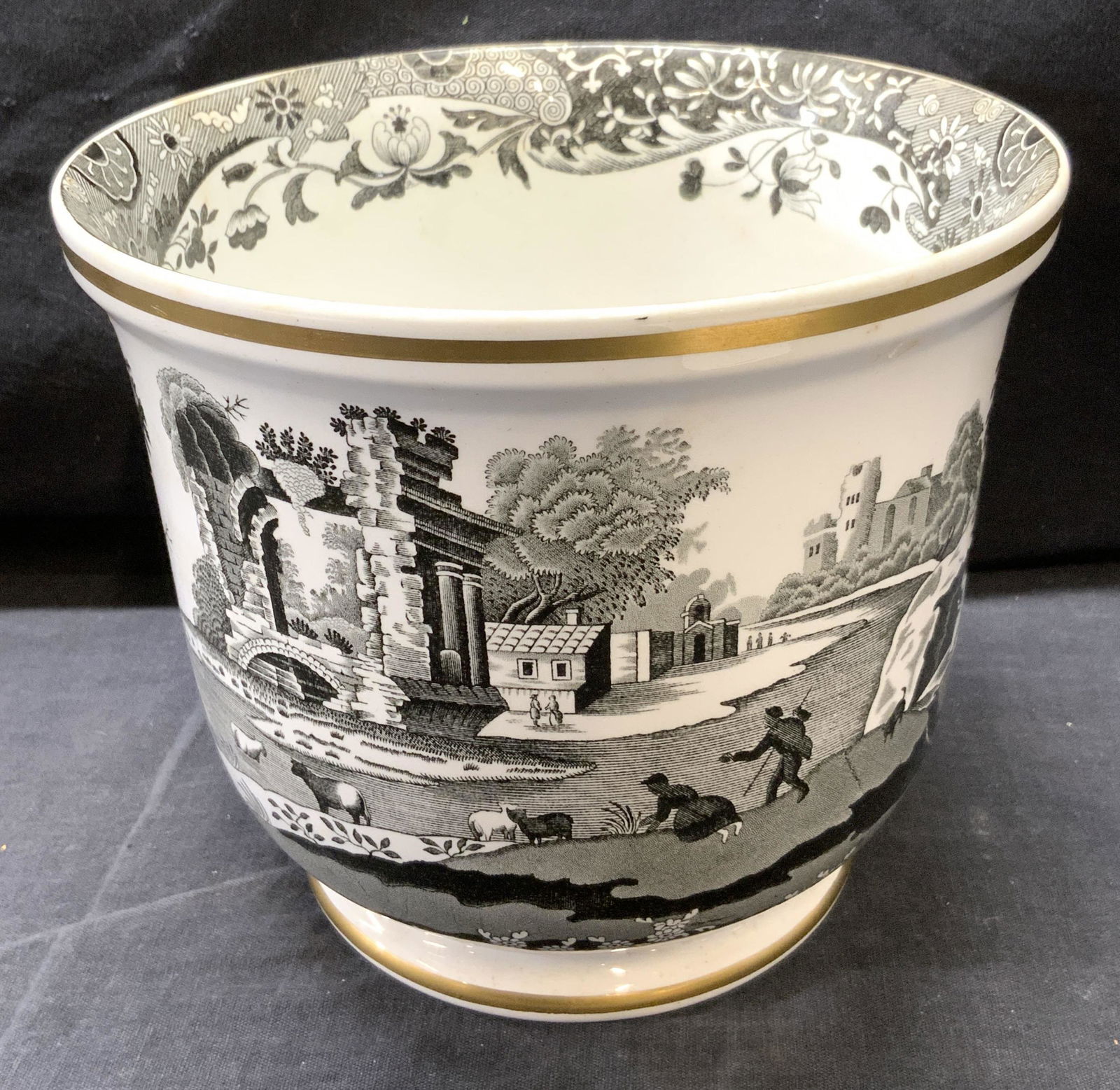 COPELAND Signed Spodeâ€™s Italian Cache Pot, England (1 of 9)