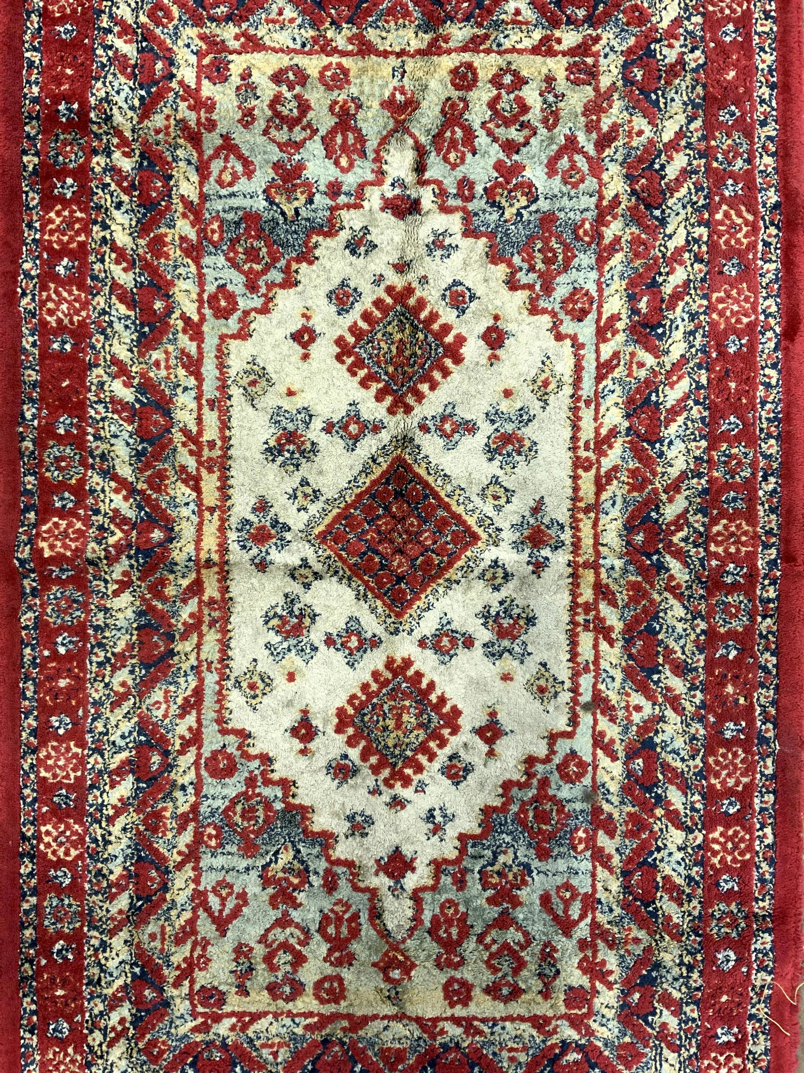 Vintage Fringed Silk Area Rug (1 of 10)