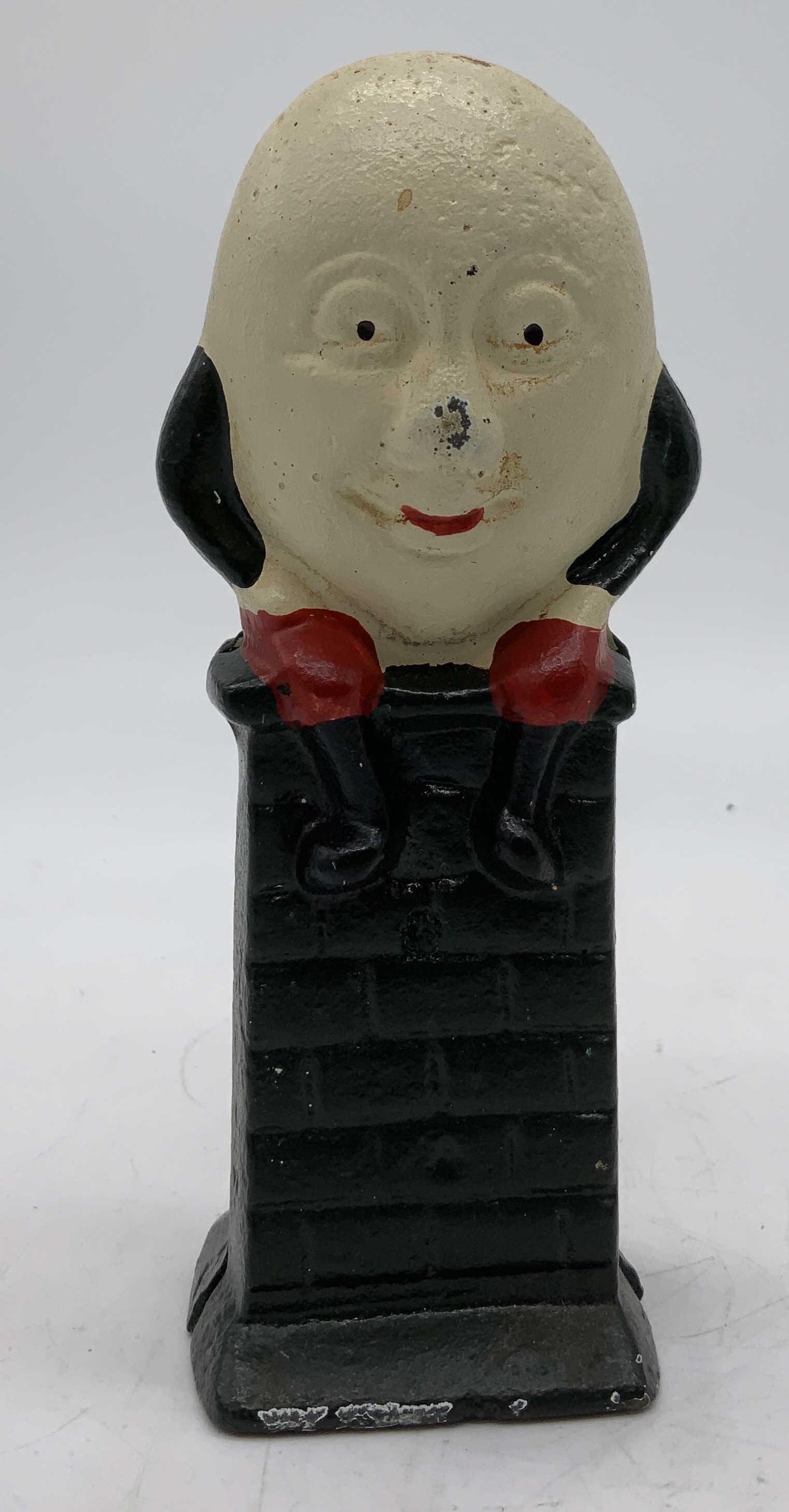 Antique Cast Iron Humpty Dumpty Coin Bank (1 of 5)