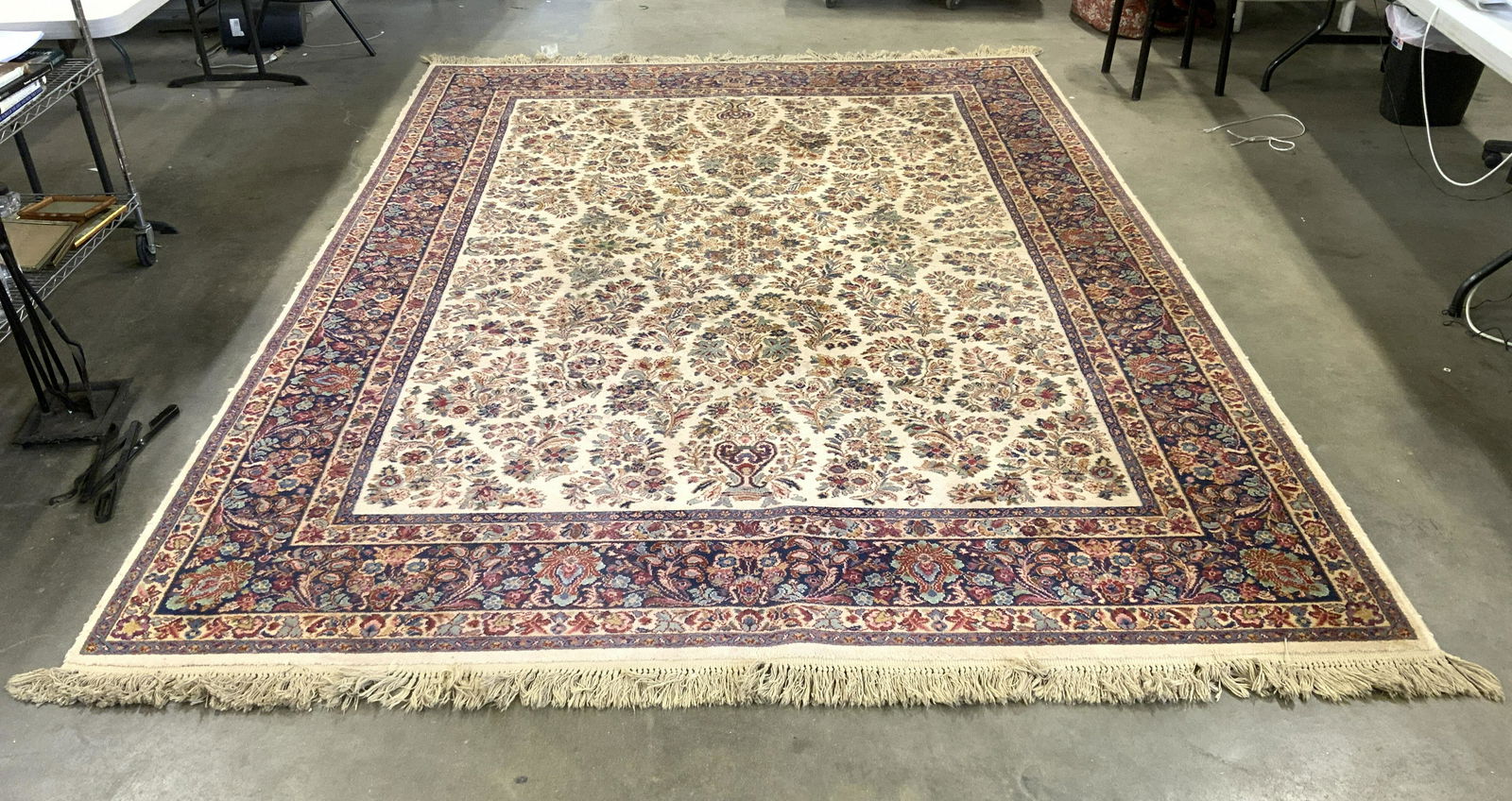 KARASTAN Oversized Handmade Fringed Wool Rug (1 of 10)