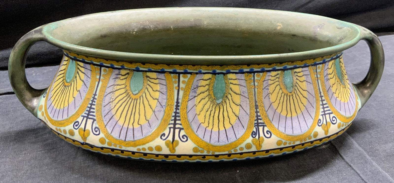 Hand Painted Earthenware Vessel Holland (1 of 6)