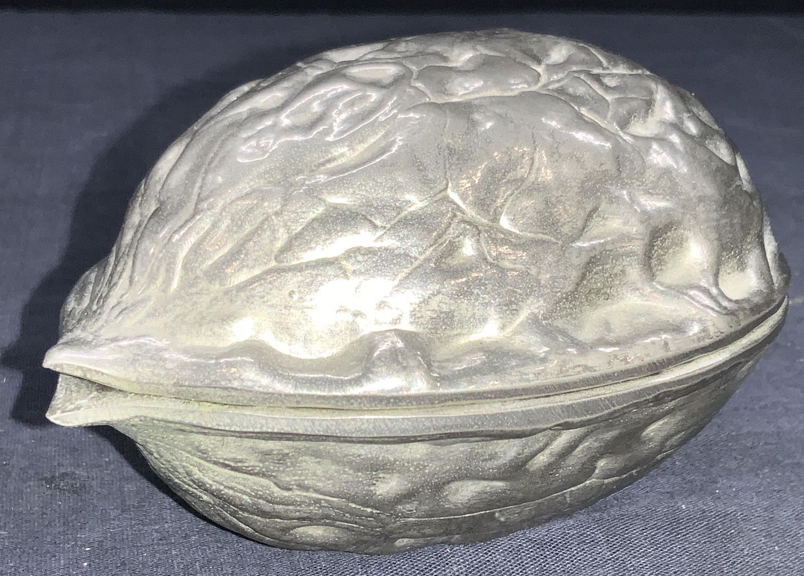 VNG White Metal Walnut Shaped Nut Cracker (1 of 7)