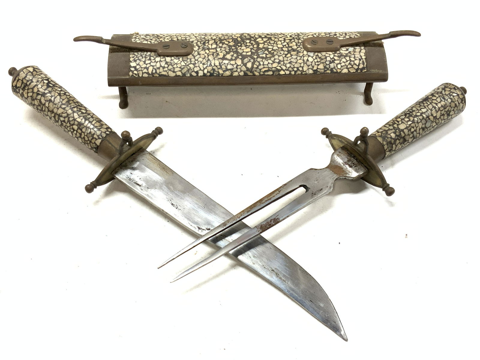 Vintage Ornate Footed Carving Set (1 of 11)