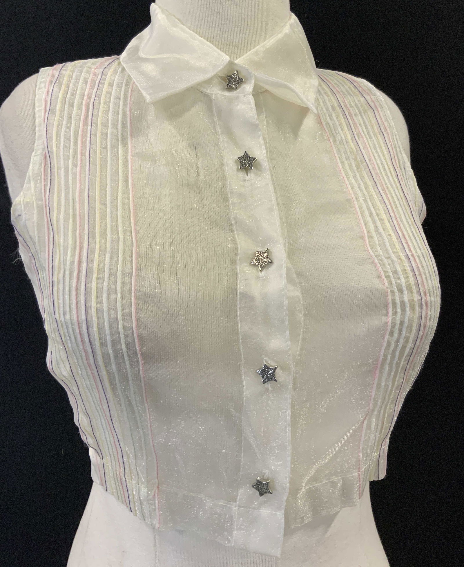 Todd Oldham Times 7 Vintage Sheer Vest (1 of 11)