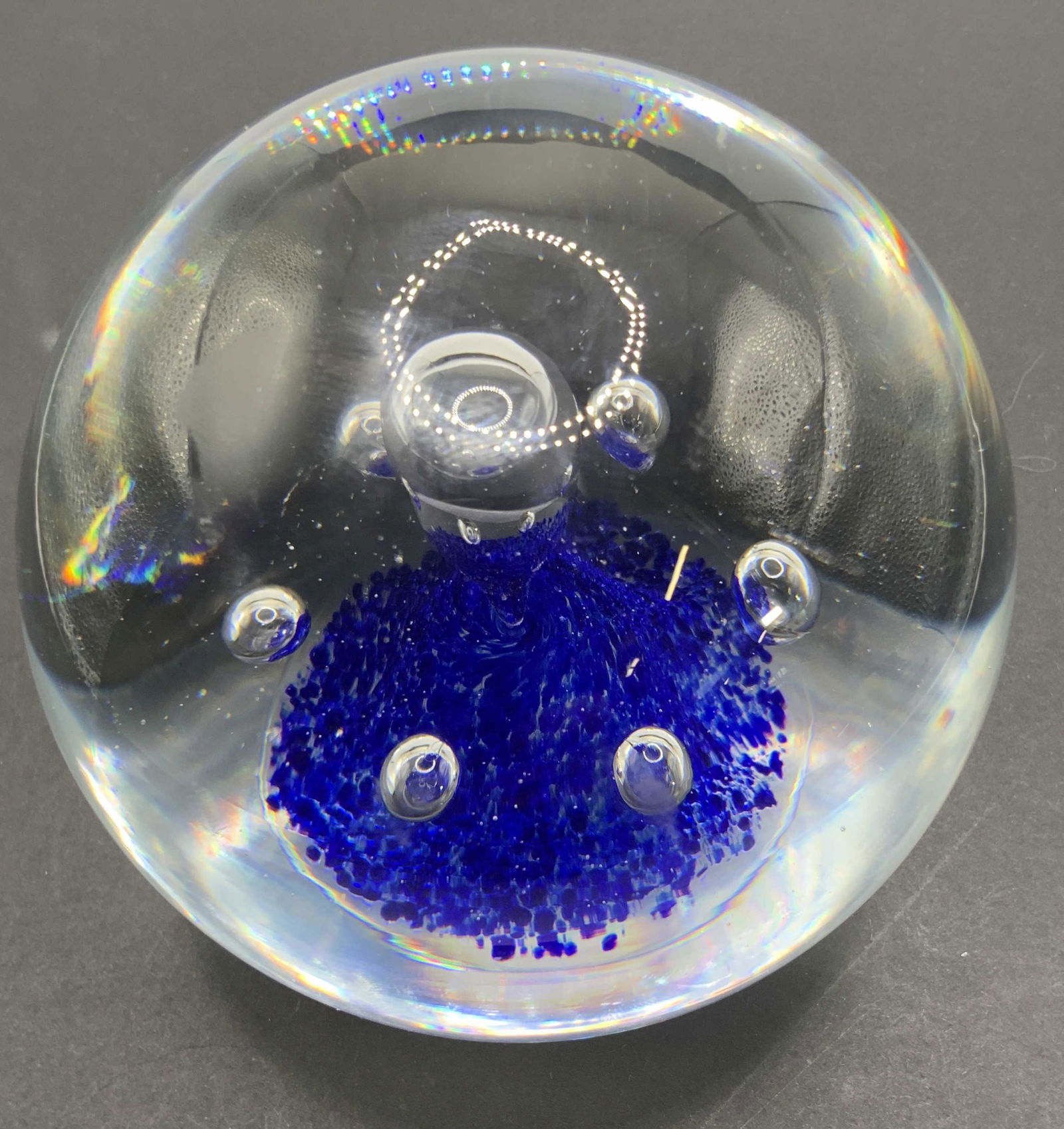 Vintage Spherical Art Glass Paperweight (1 of 8)