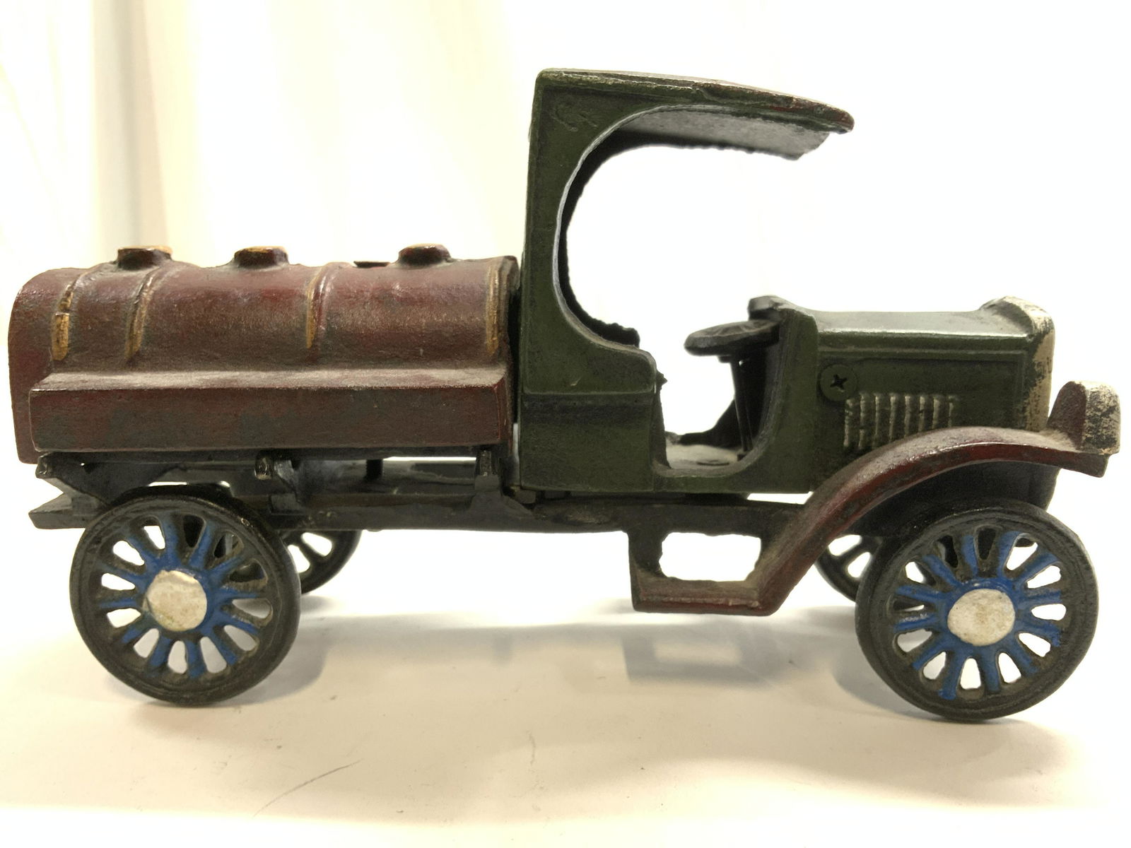 Antique Hand Painted Iron Model Car (1 of 9)
