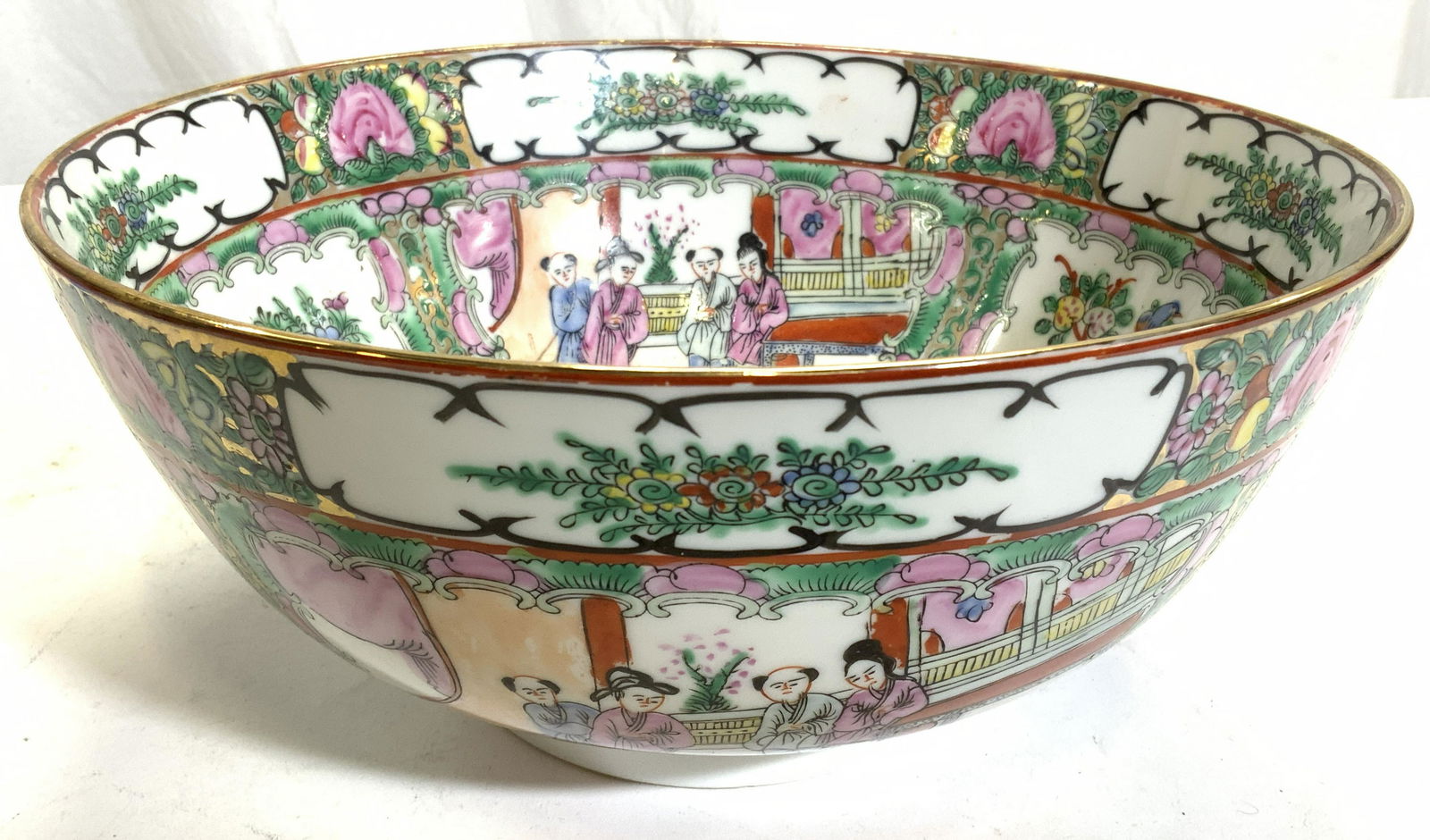 Signed Hand Painted Asian Porcelain Bowl (1 of 10)