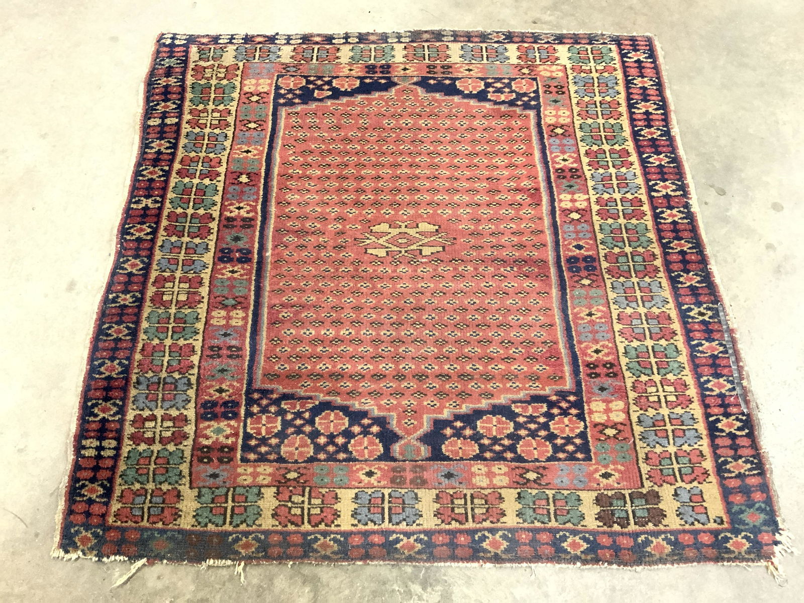 Vintage Handmade Wool Area Rug (1 of 10)