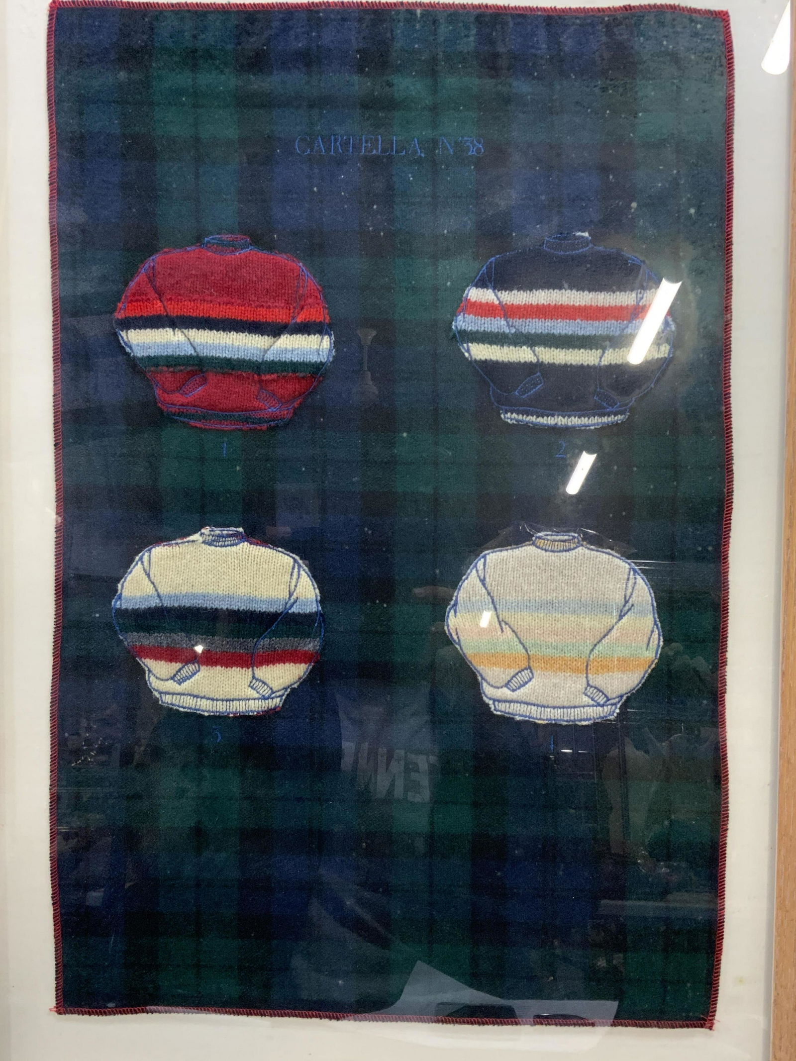 CARTELLA Nâ€™38 Framed Italian Applique Sweaters (1 of 12)