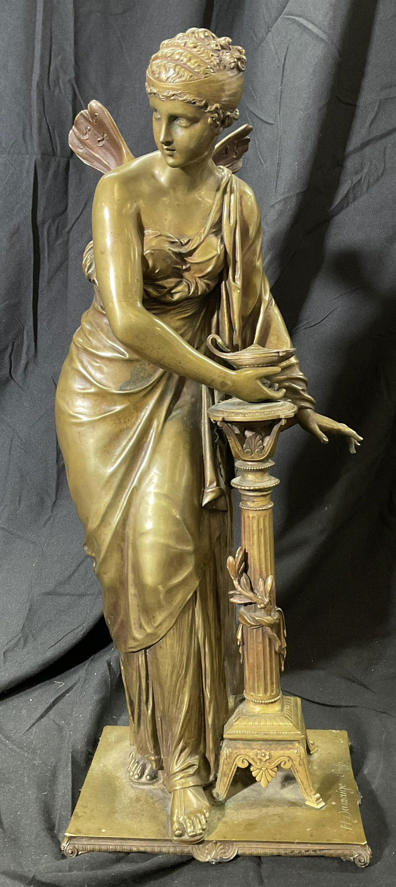 PSYCHE & PANDORA 19th Century Classical Bronze (1 of 12)