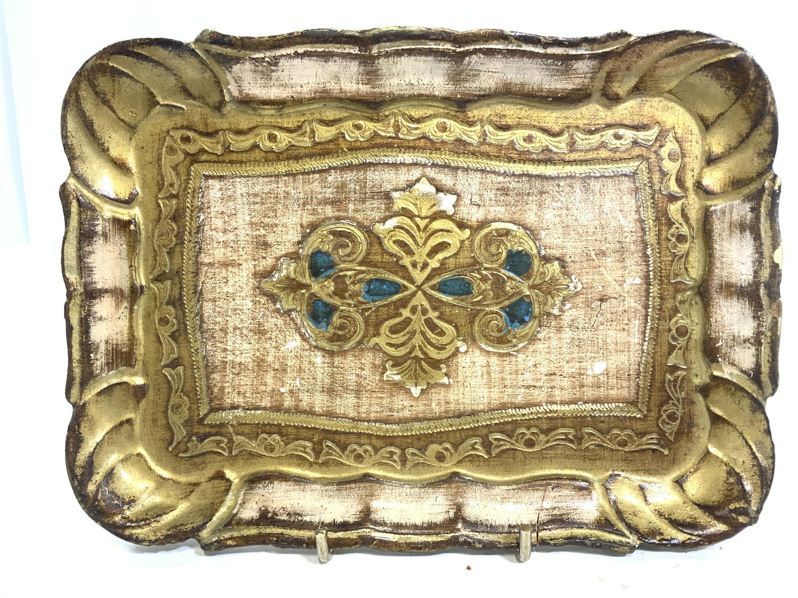 Vintage Gilded Florentine Tray (1 of 7)