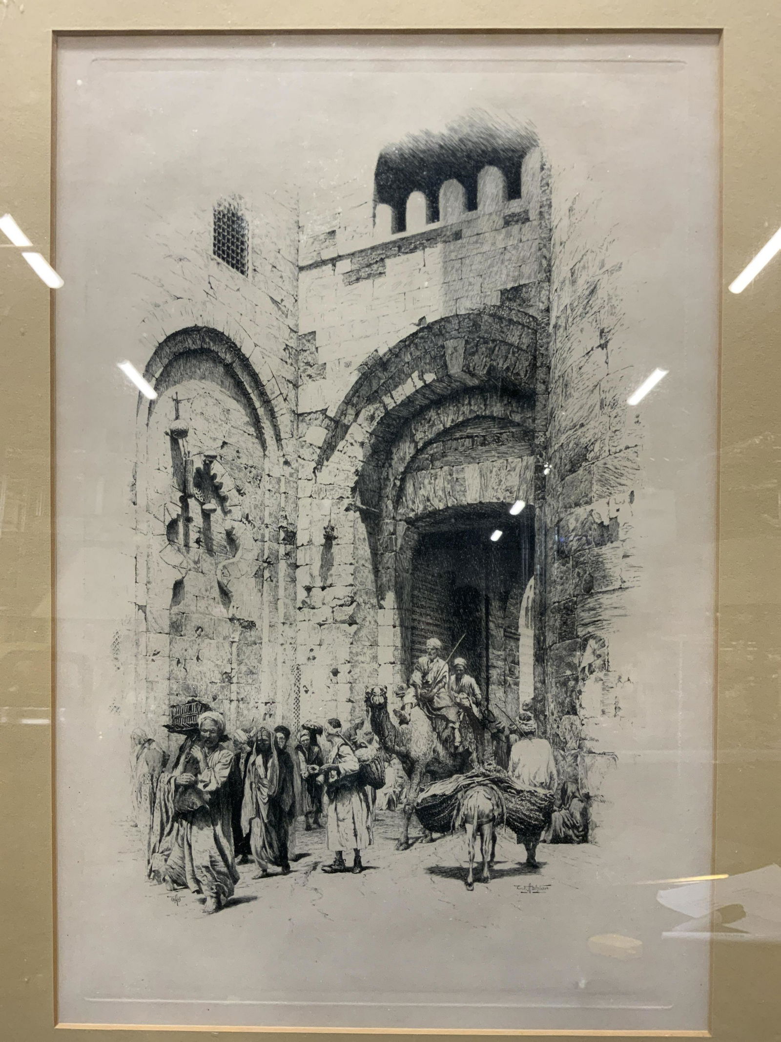 Framed & signed Etching Print of Caravan (1 of 7)