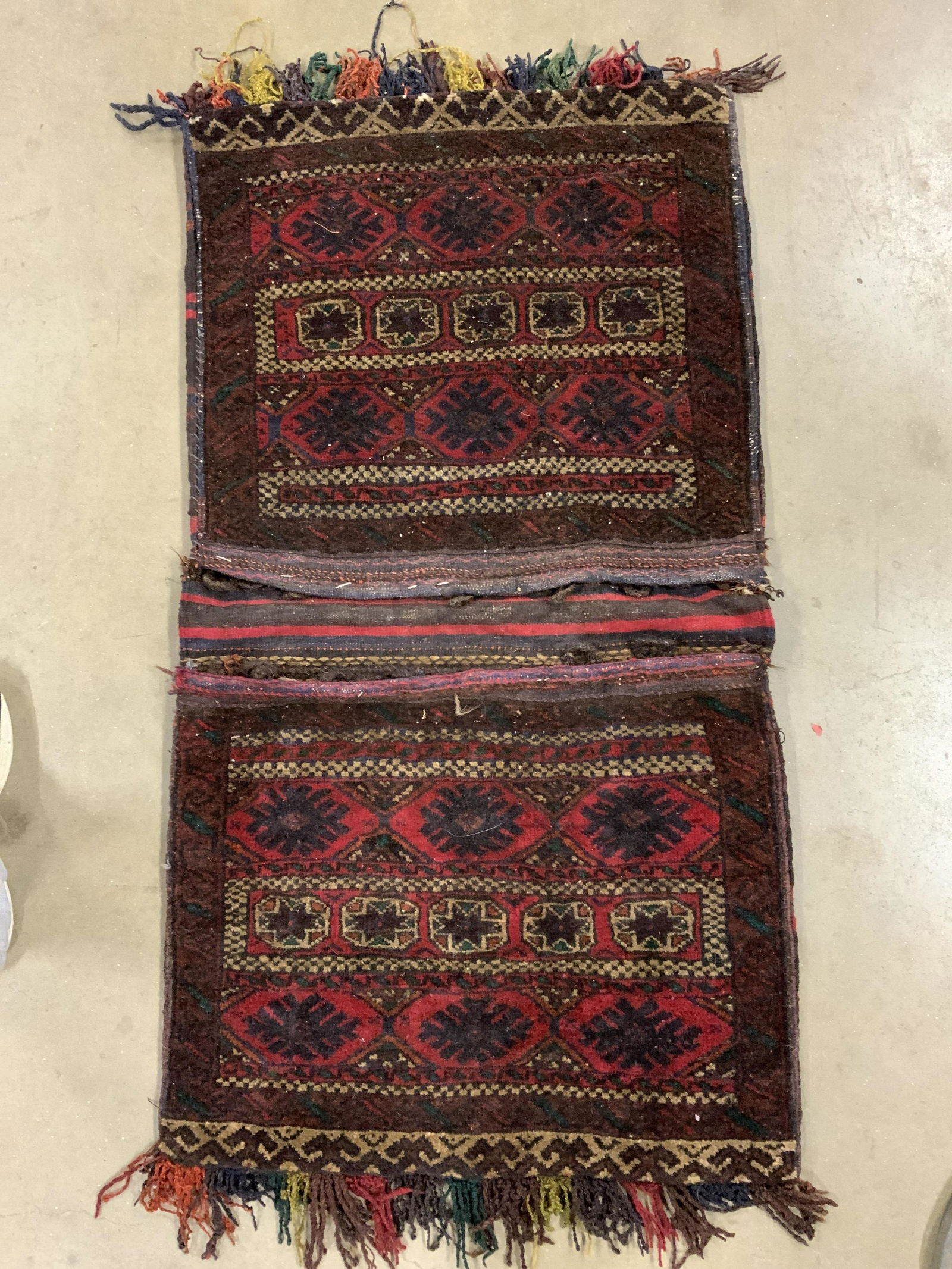 Antq Handmade Wool Camel Saddle W Fringes (1 of 10)