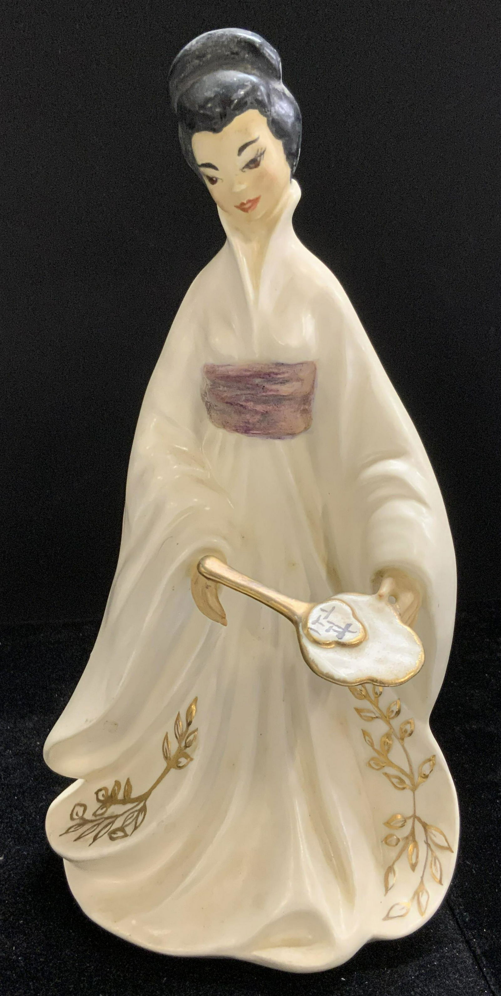 WEHAR Signed Vtg Asian Porcelain Female Figural (1 of 10)