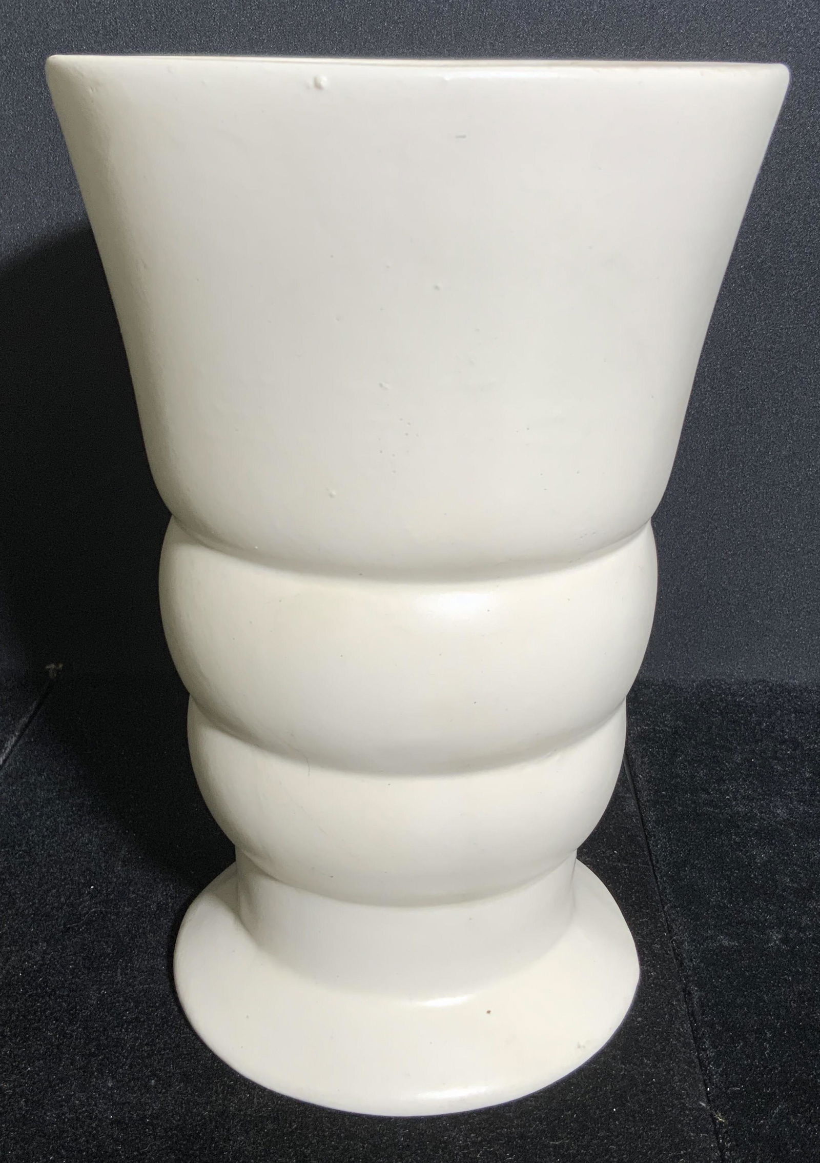 USA SIGNED Vintage Glazed Ceramic Vase (1 of 9)