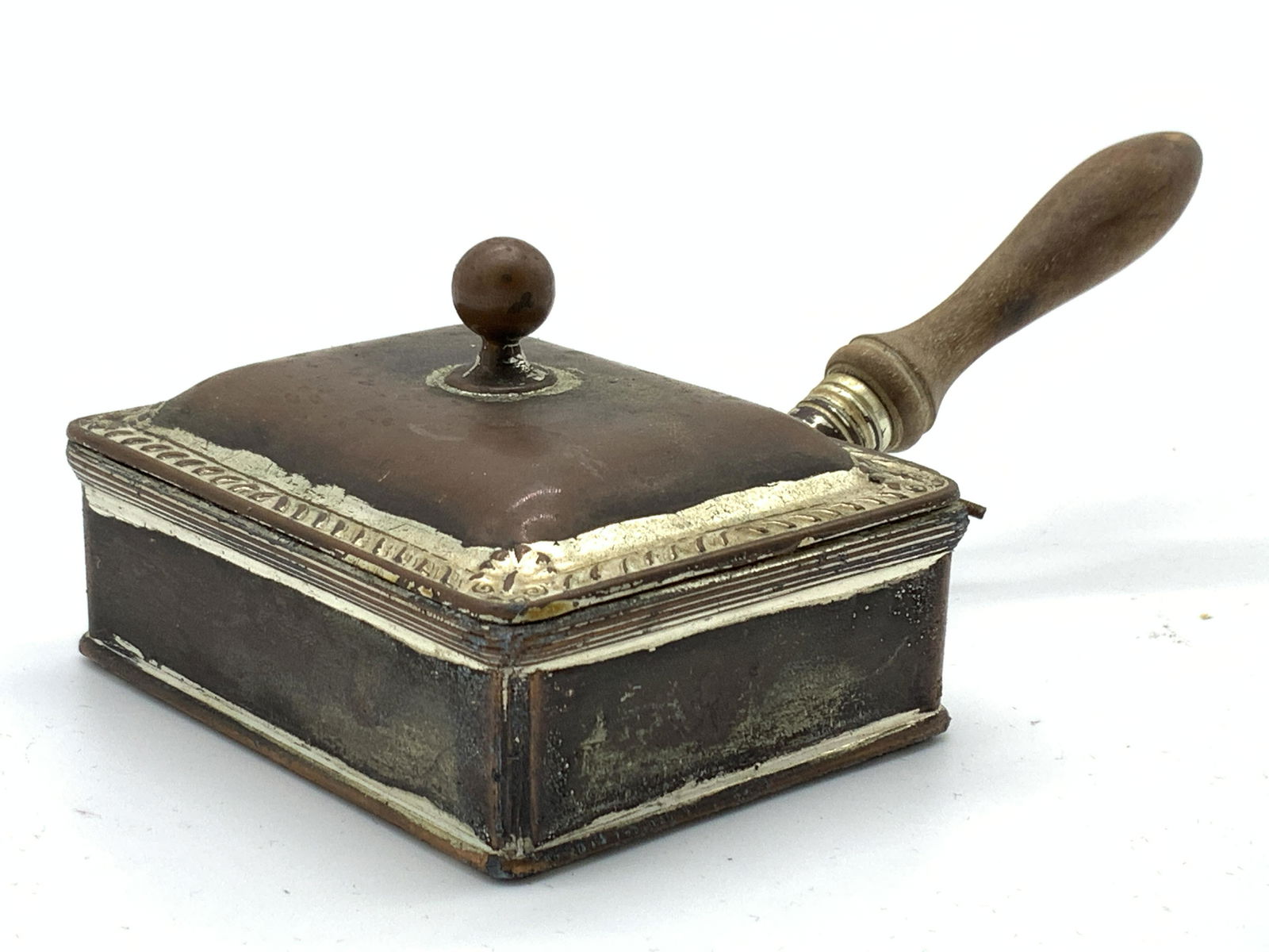 Vintage White Metal Ashtray (1 of 9)