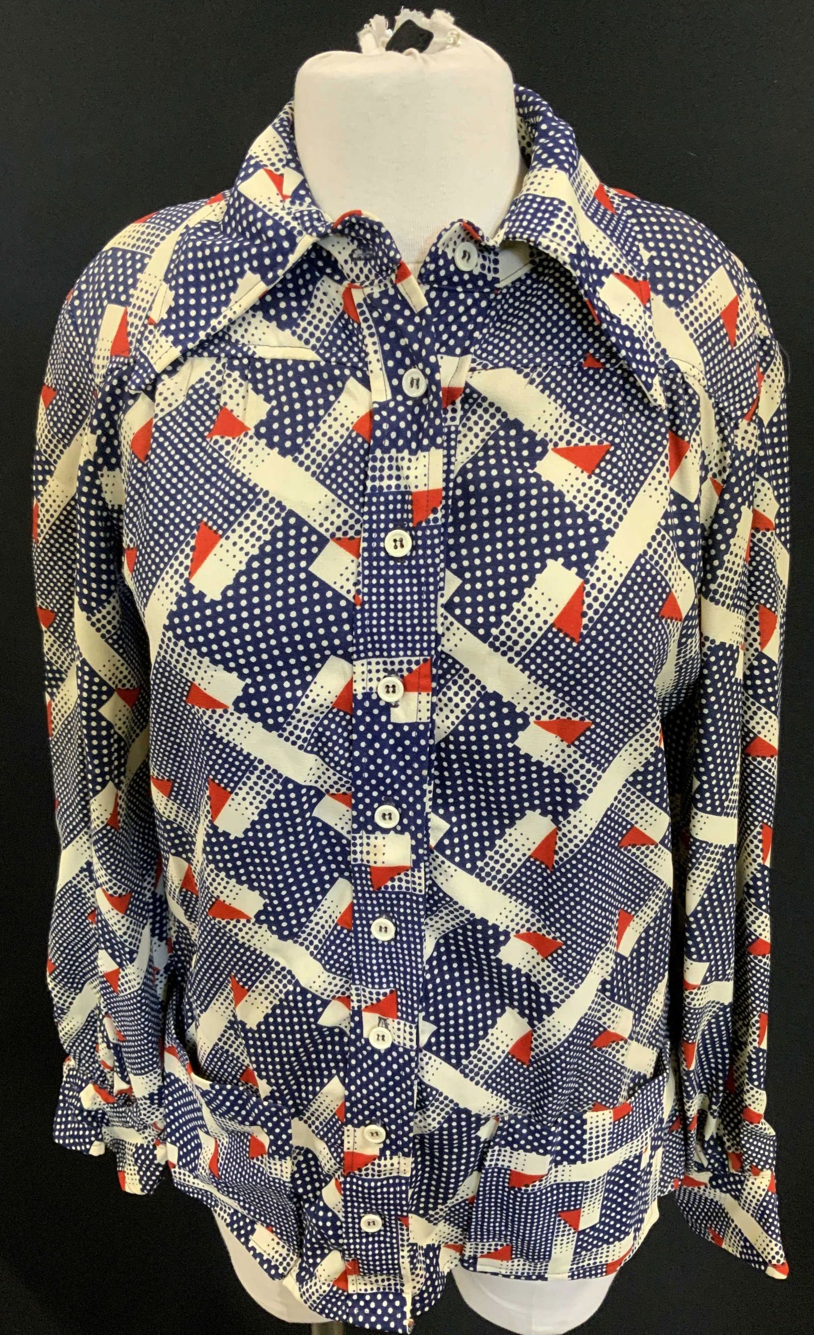 SOMETHING! Oscar De La Renta Button Up Blouse (1 of 11)