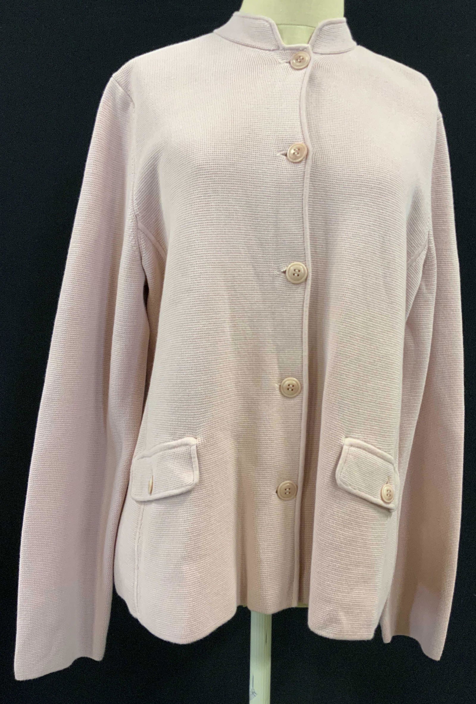 TALBOTS Pink Cotton & Rayon Blend Jacket (1 of 13)
