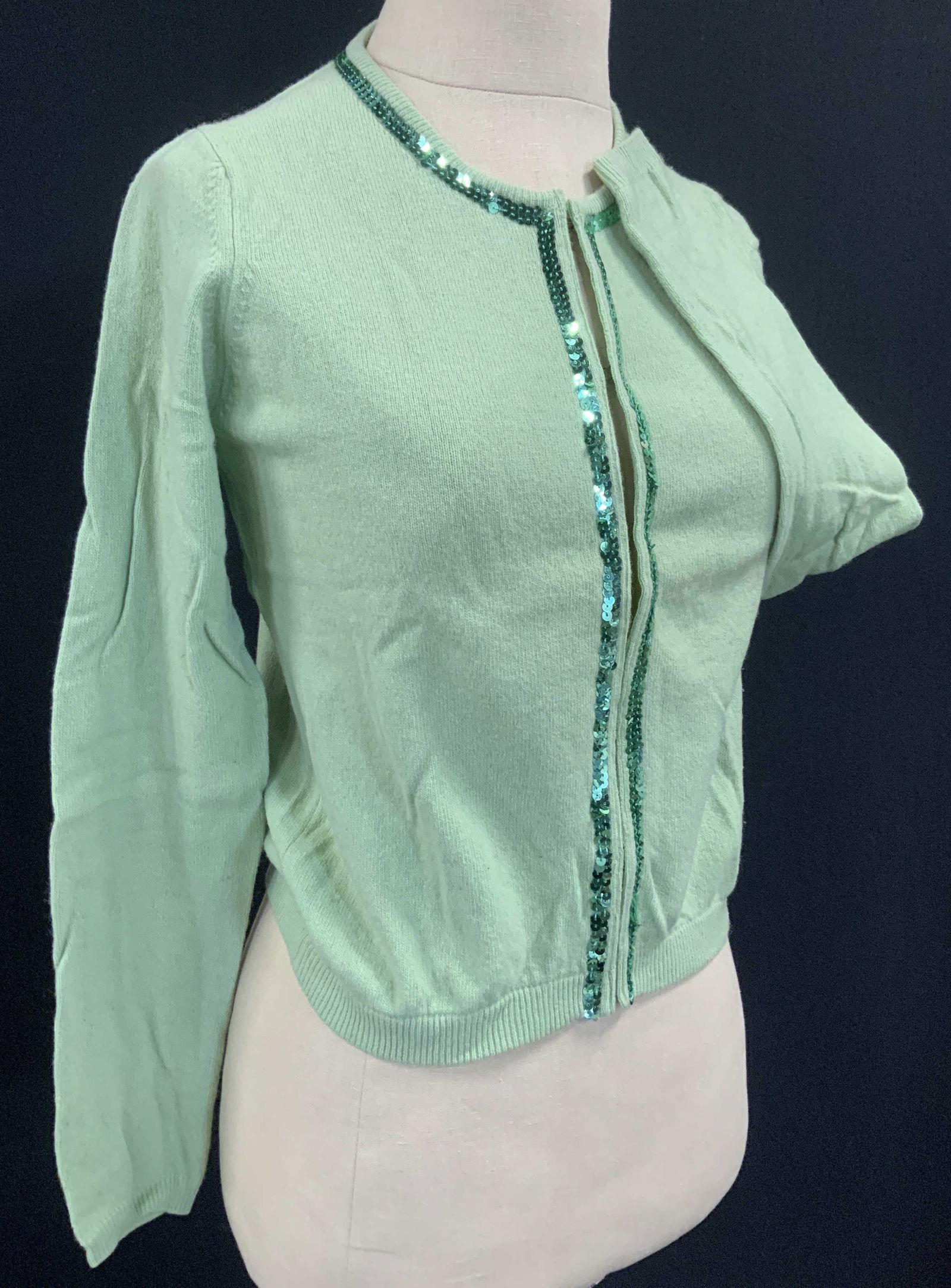 BST MILANO Wool/ Cashmere Cardigan, Italy (1 of 7)