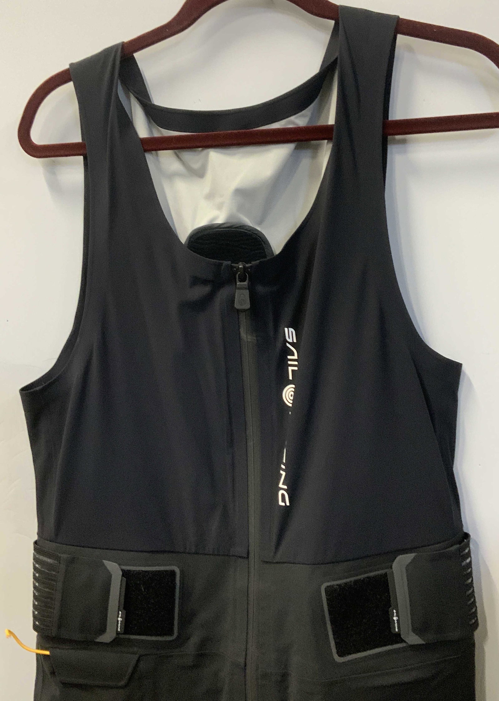 Sail Racing Water Sport Overalls, Sweden: Sail Racing Hybrid Technology 50kts race edition ORCA HYBRID BIB PANT. 31 in. Inseam, 64 in. Long ( 5 ft, 4 in. tall) Cinch waist with Velcro adjustment, widest width 32 in. Luxury Swedish Brand. Clea