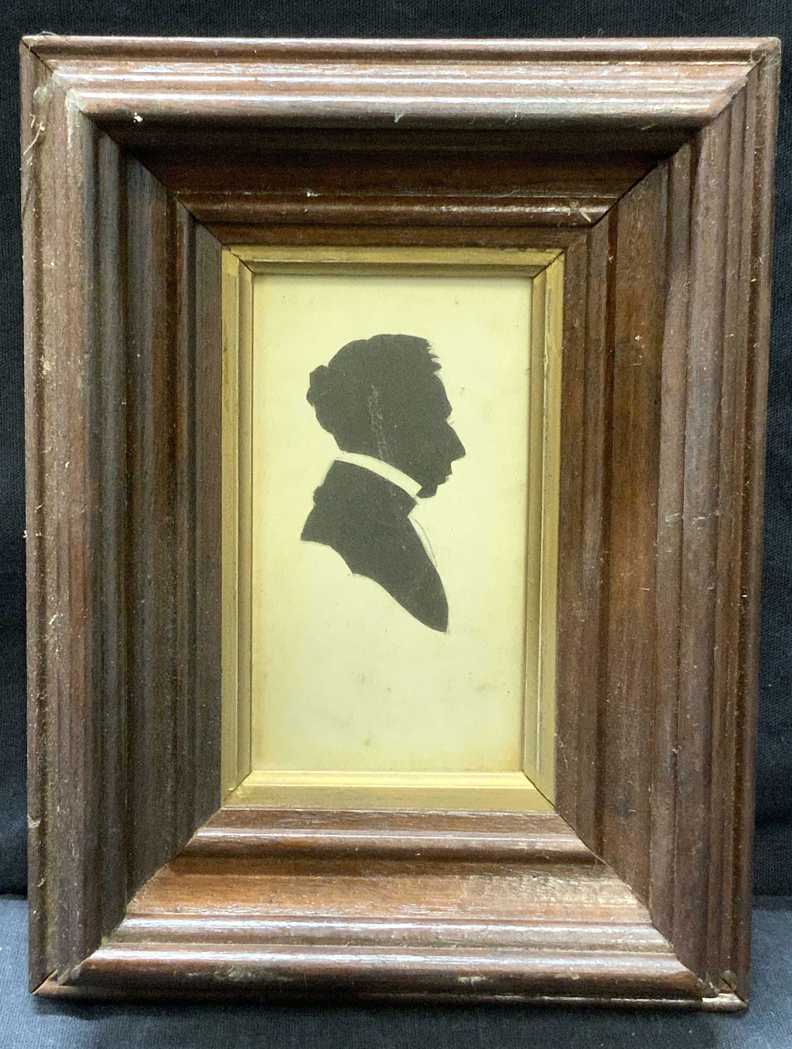 Framed Vintage Silhouette Paper Cutout (1 of 4)
