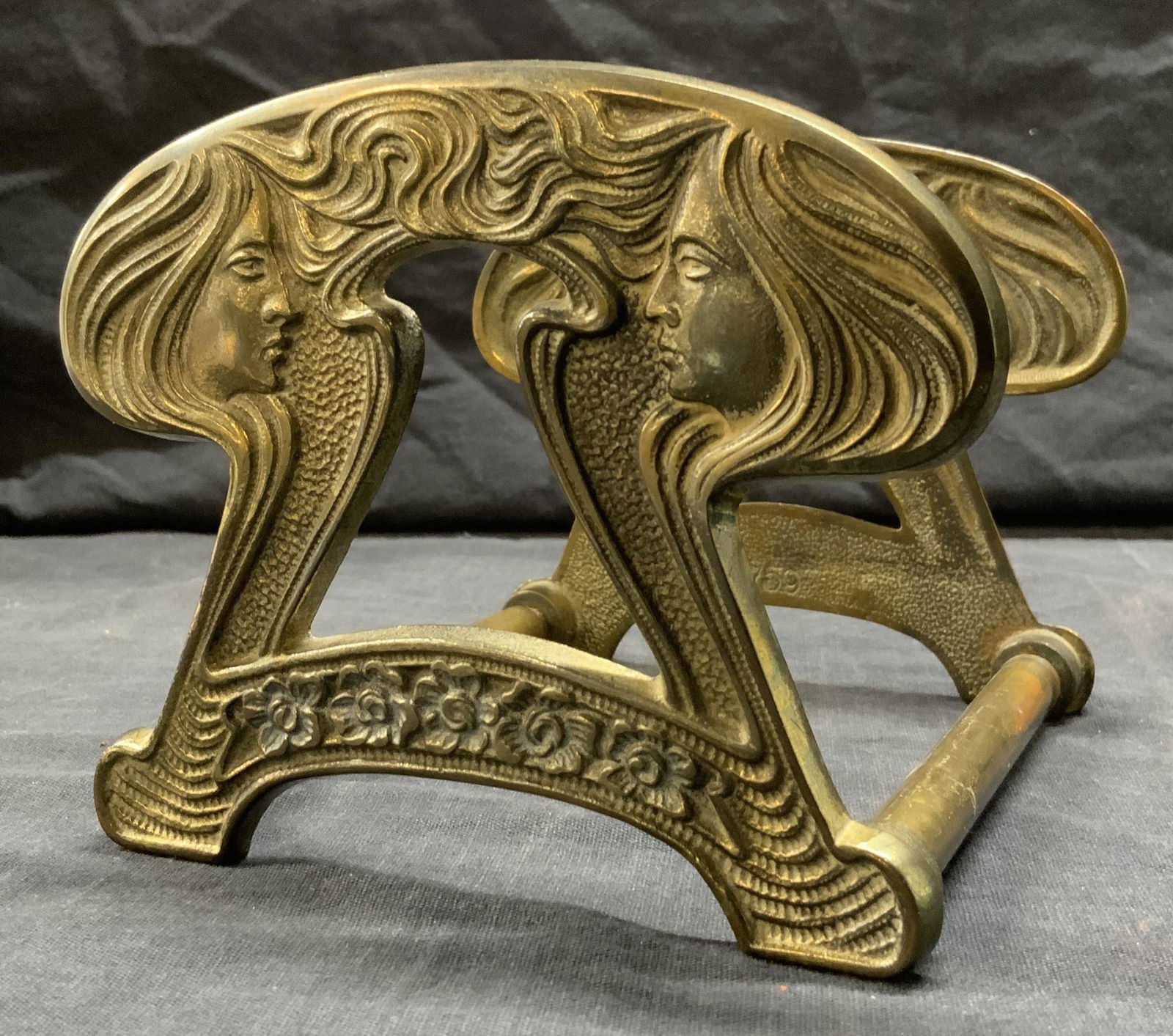 Art Deco Brass Napkin Holder (1 of 7)