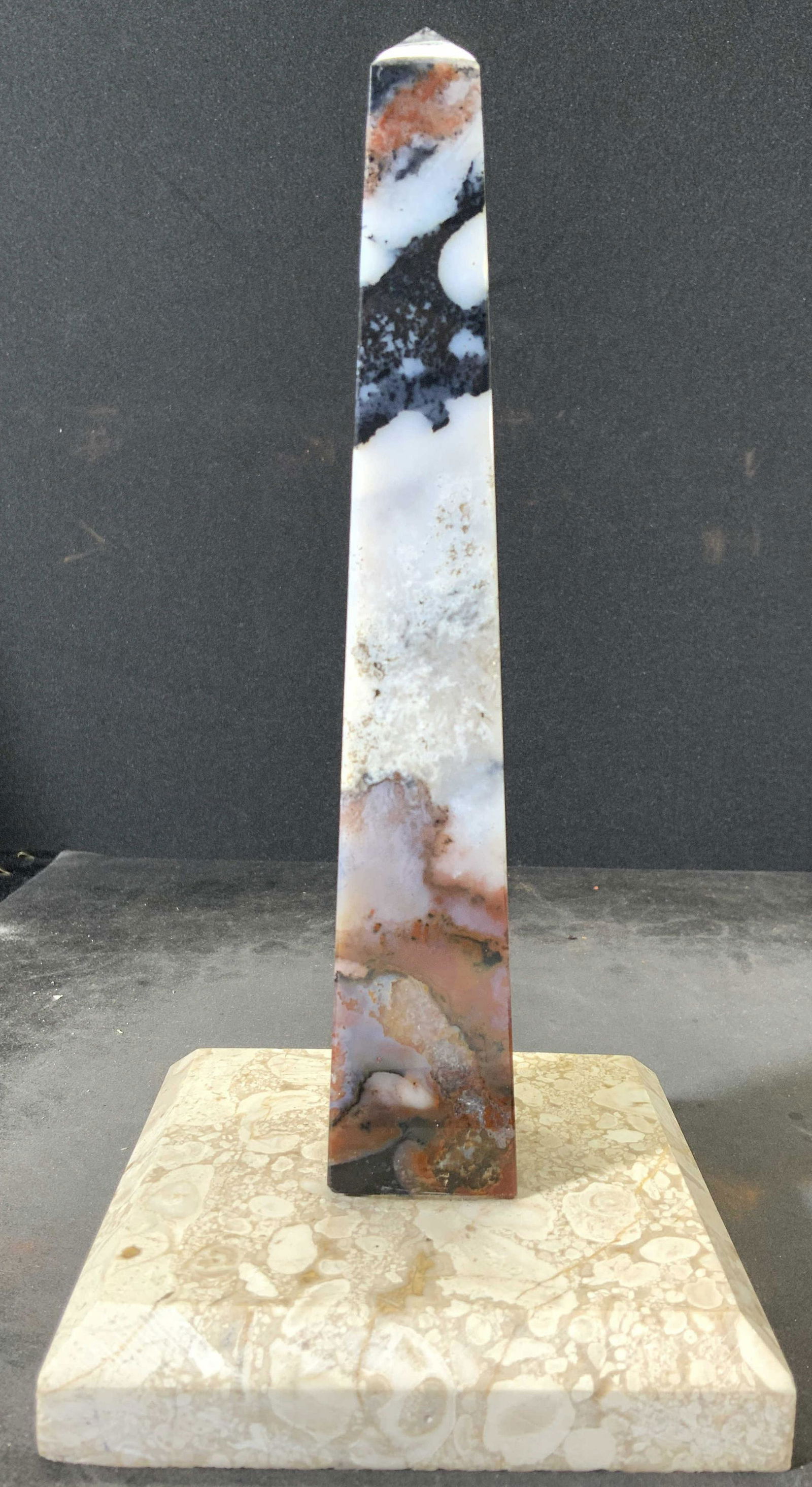 Marble Stone Obelisk On Base (1 of 7)