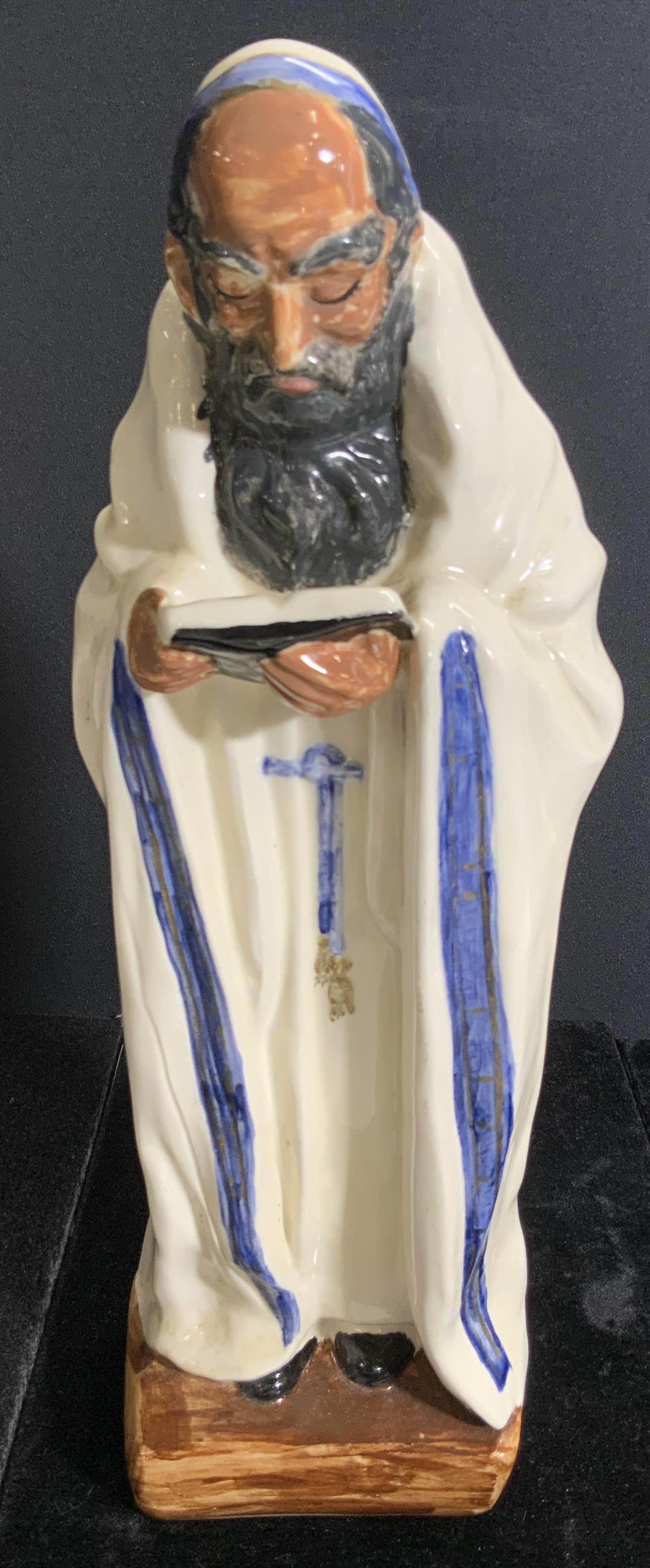 E. MORRIS Signed Vintage Religious Male Figural (1 of 9)