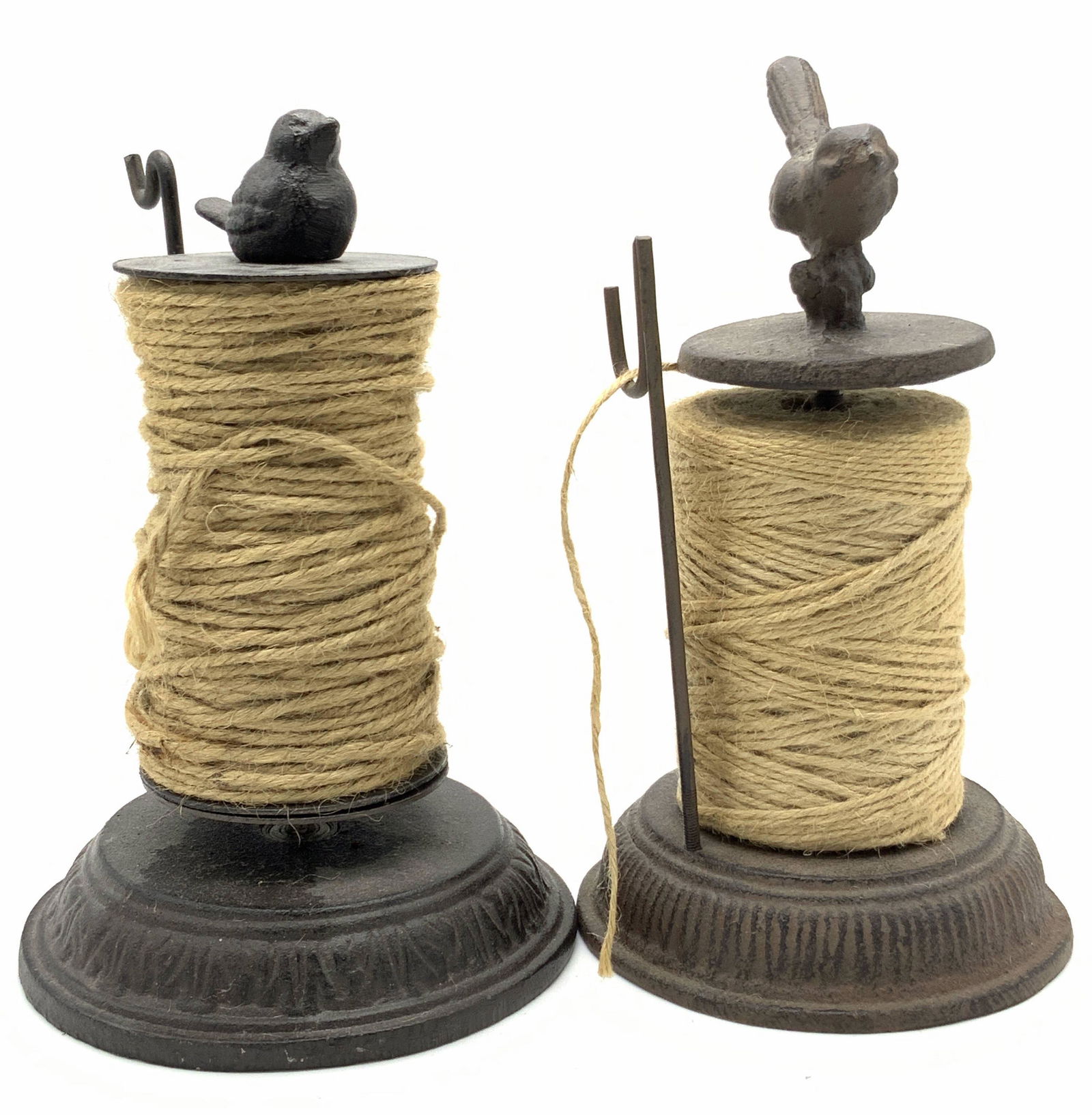 Creative Co-op 2 Cast Iron Bird String Holders (1 of 5)