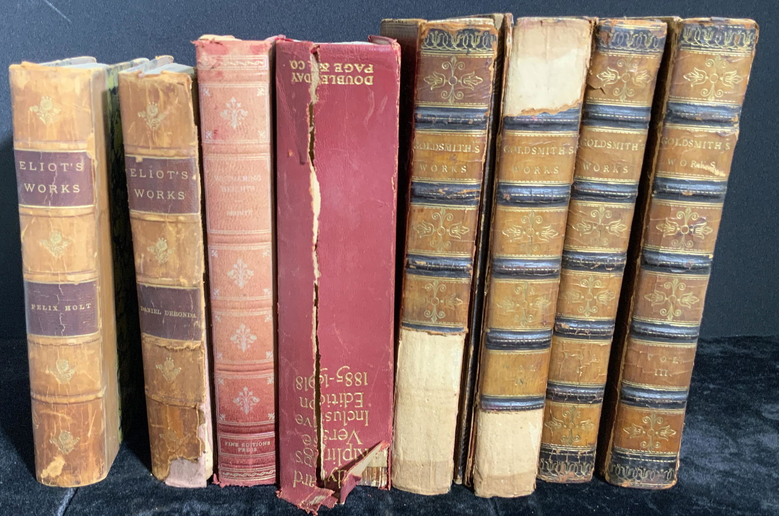 Lot 8 Vintage & Antique Books, Eliots Works & More (1 of 15)