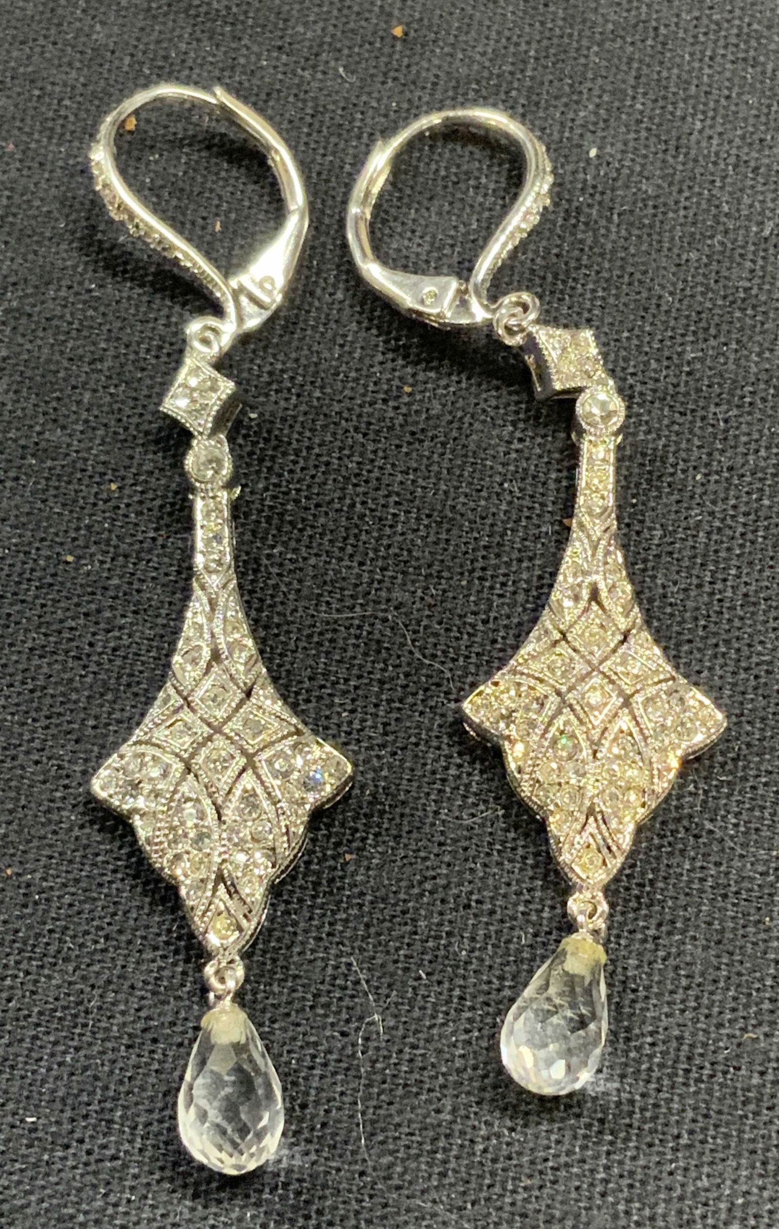 Pair Rhinestone Earrings (1 of 3)