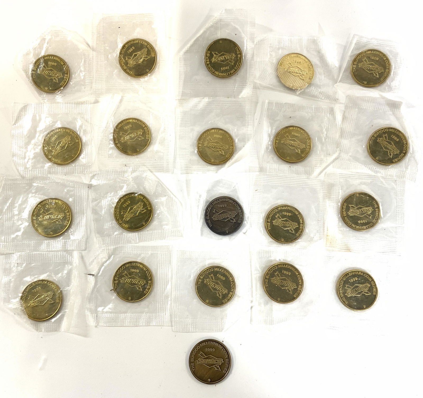 Lot 21 SUNOCO MILLENNIUM Coin Series Coins (1 of 5)