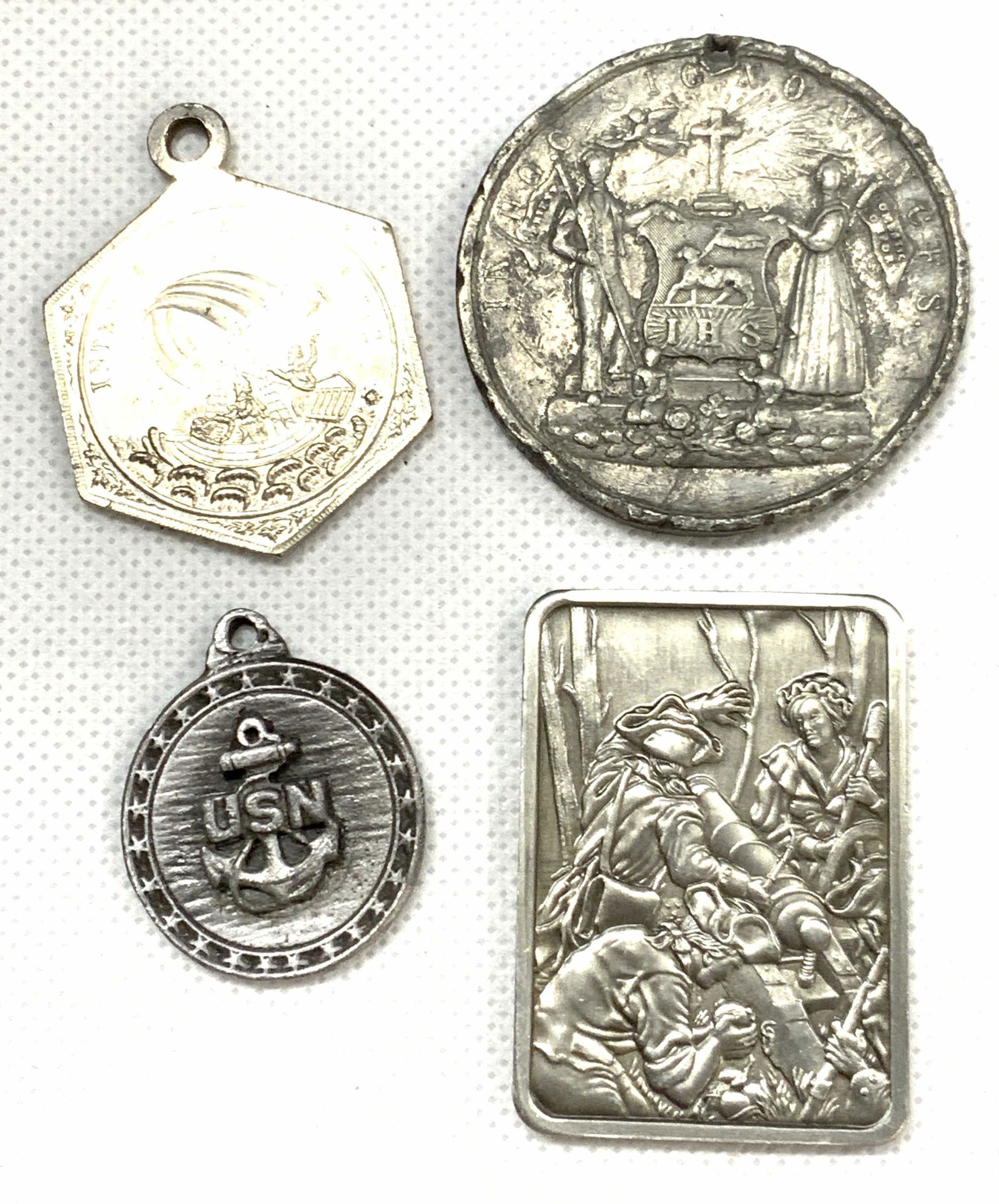 4 Vintage Medallions & Tokens (1 of 9)