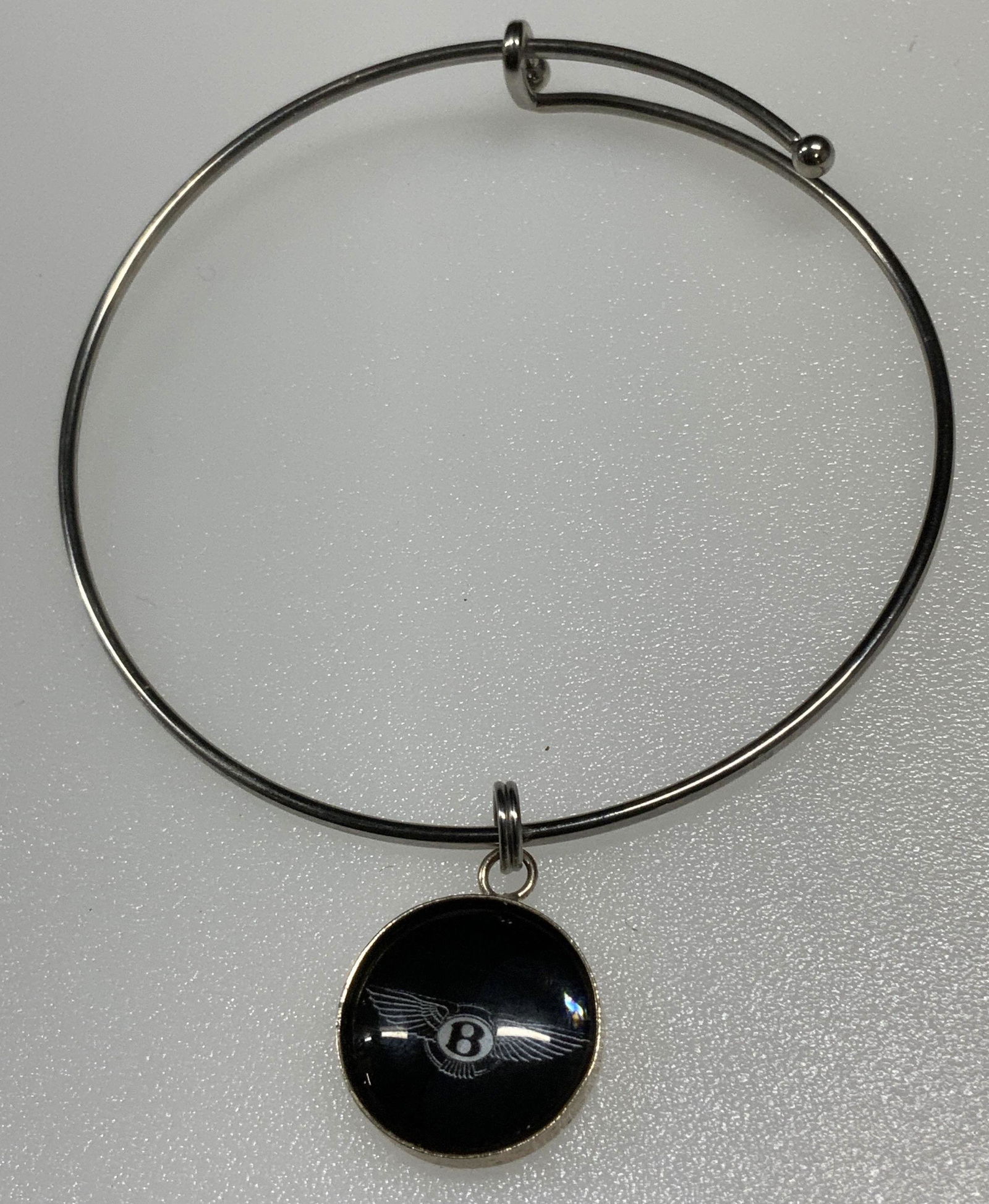 Bentley Charm Bracelet: Bentley Charm Bracelet, measures 2 1/2 inches in diameter. Chunky jewelry, statement Jewelry, Vintage Jewelry,Fashion Jewelry, Estate Jewelry, Costume Jewelry, Ladies Wearable Accessories, Ladies Fash