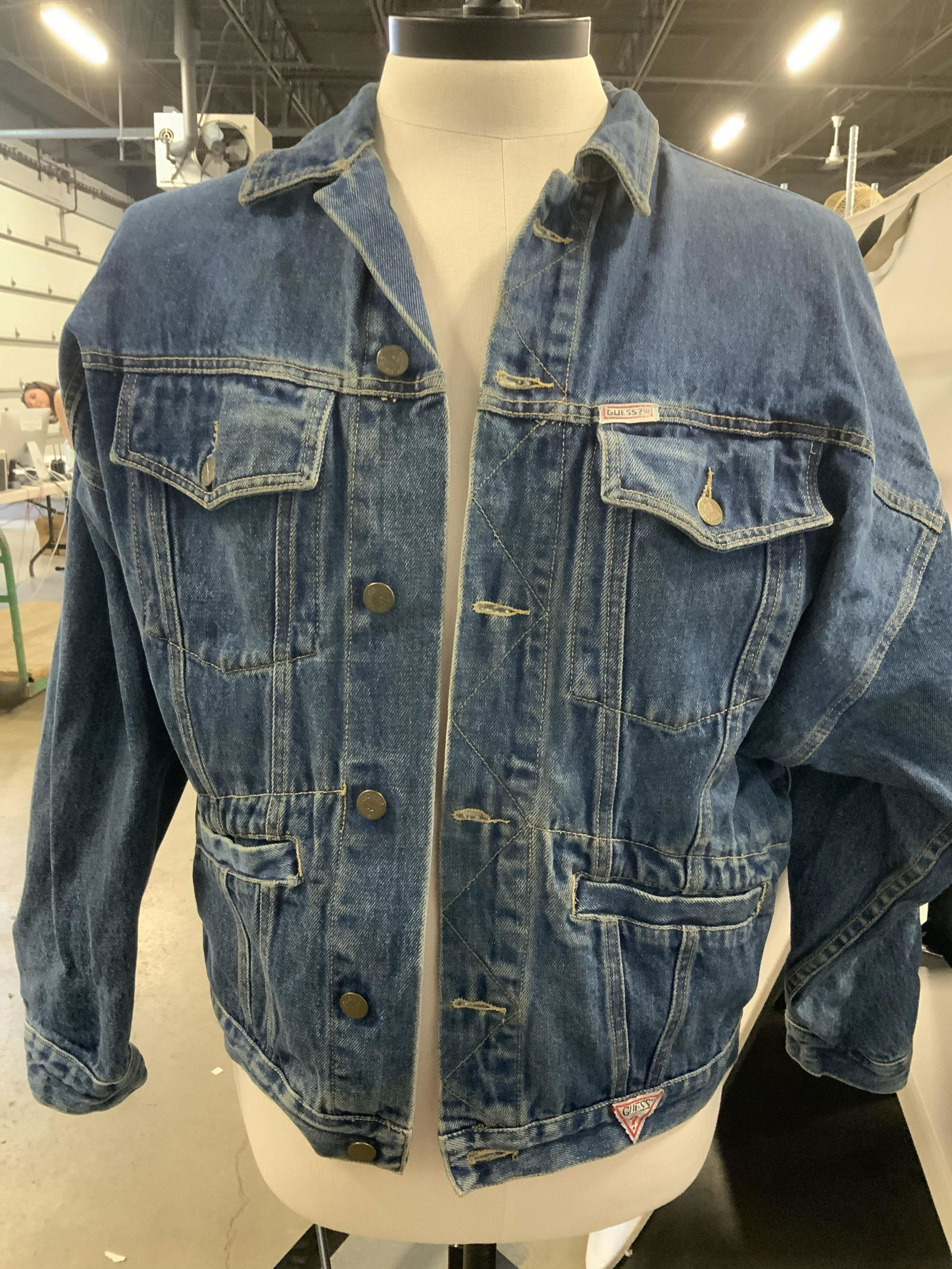 GEORGES MARCIANO GUESS Vtg Jean Jacket (1 of 9)