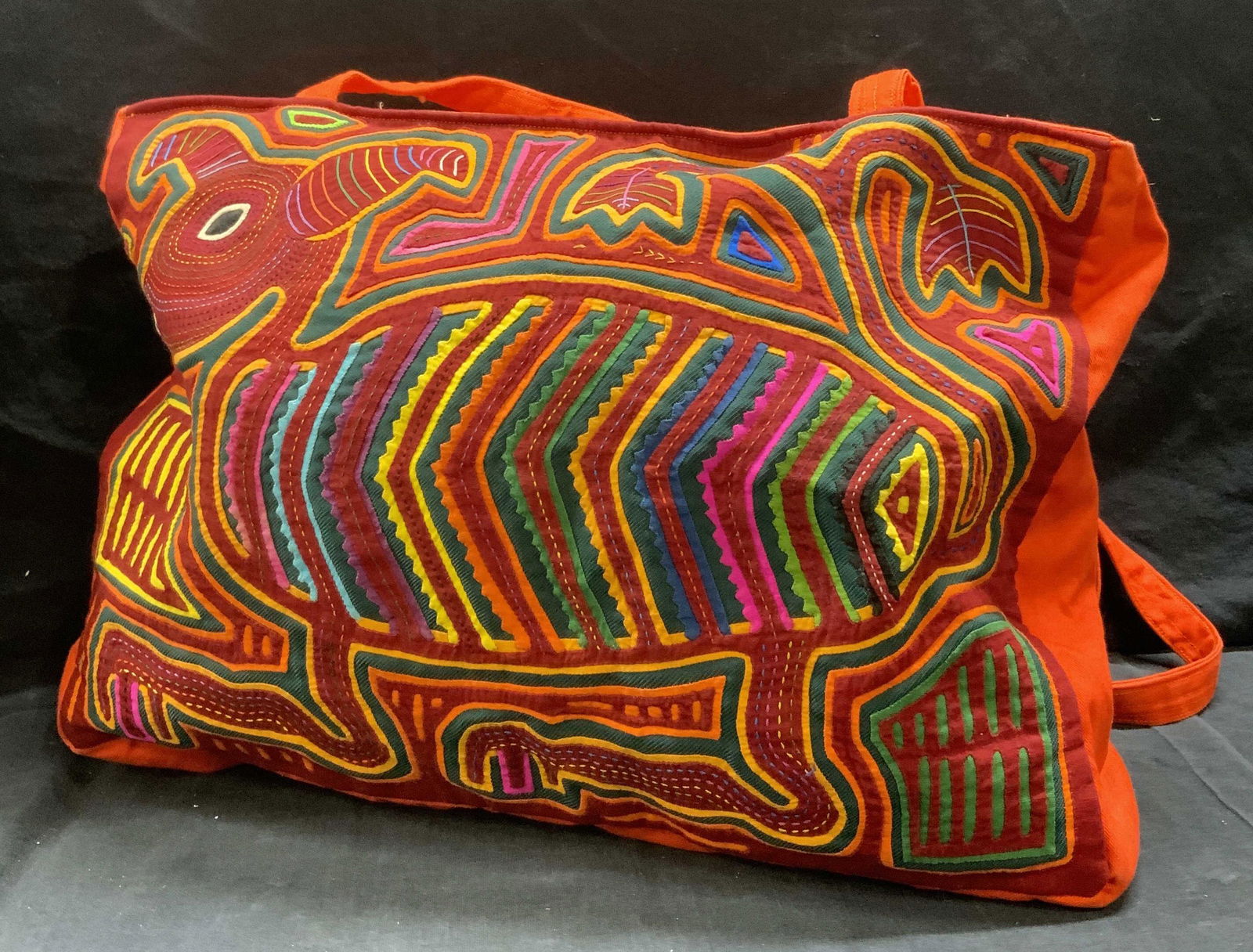 Mola Patterned Shoulder Bag, Panama (1 of 5)