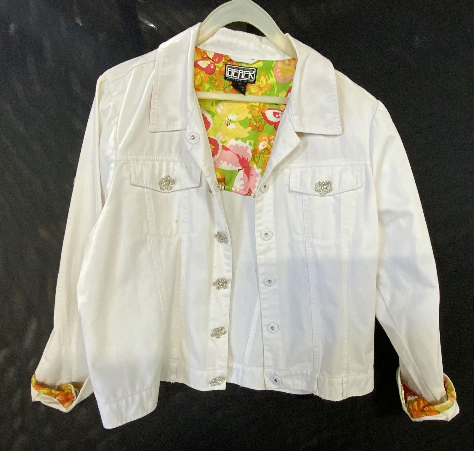 BERER by TAKAKO SAKON Vintage White Cotton Jacket (1 of 11)