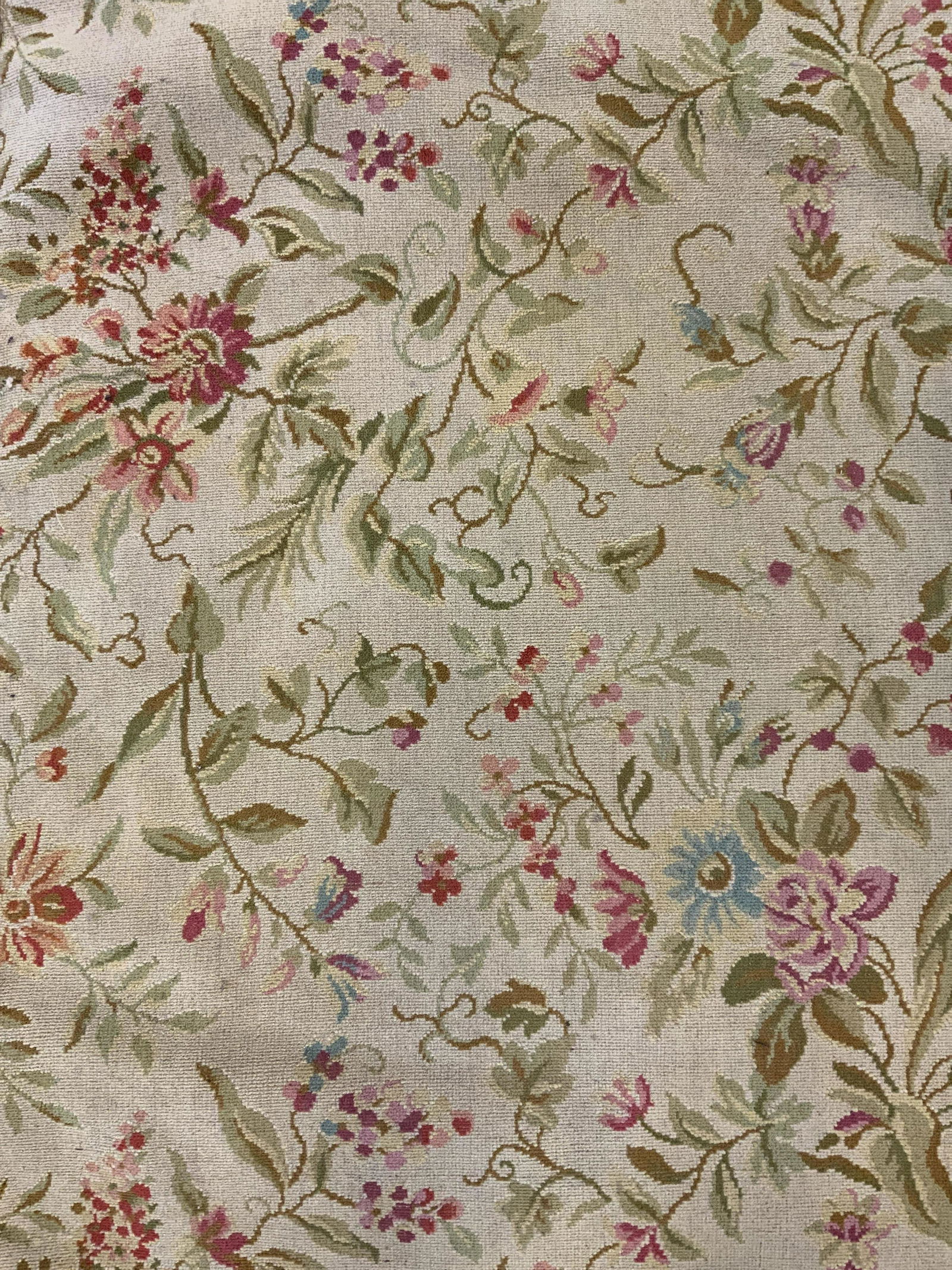 Vintage Needlepoint Style Area Rug (1 of 5)