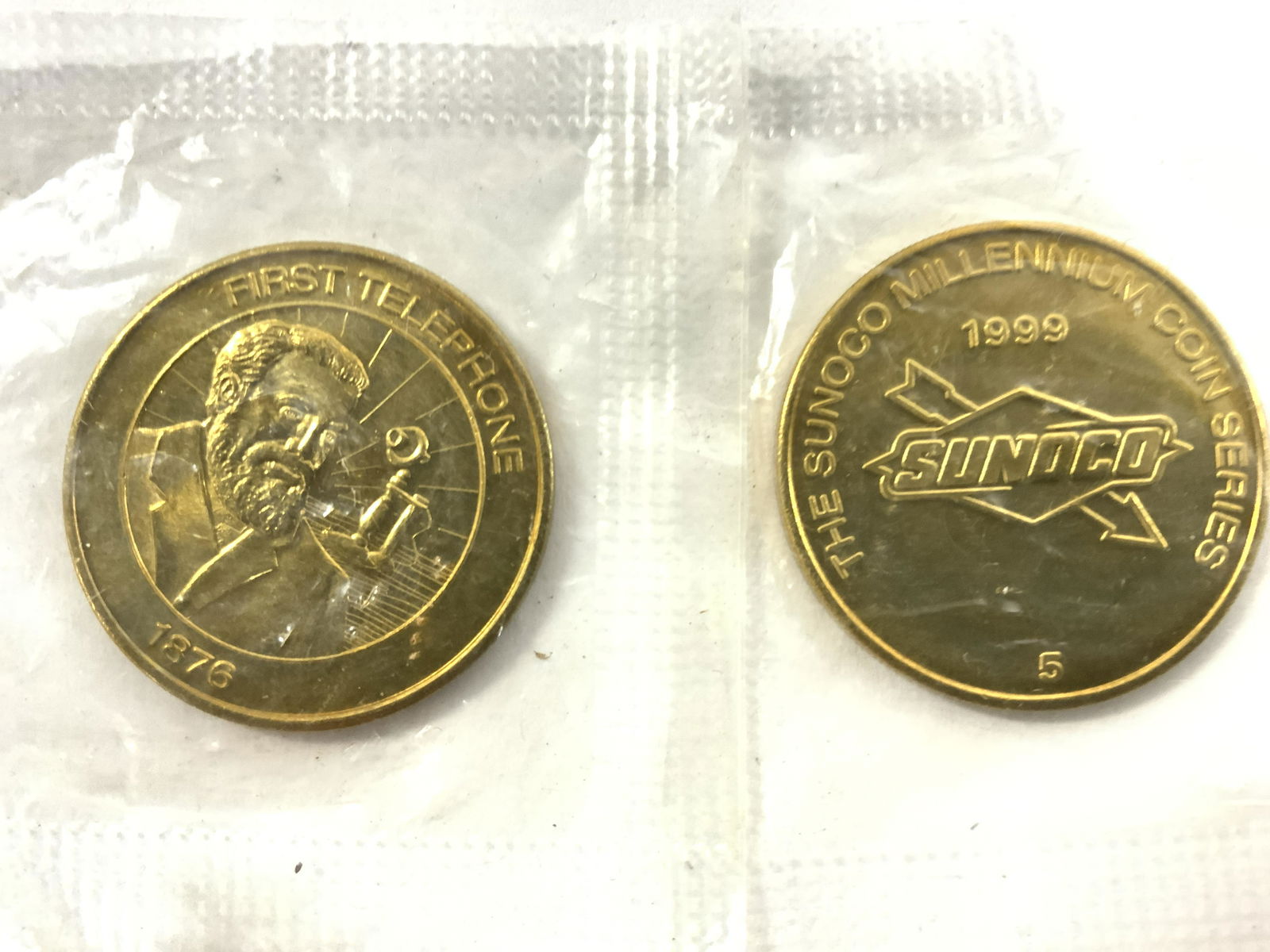 Lot 10 SUNOCO MILLENNIUM SERIES Coins (1 of 5)