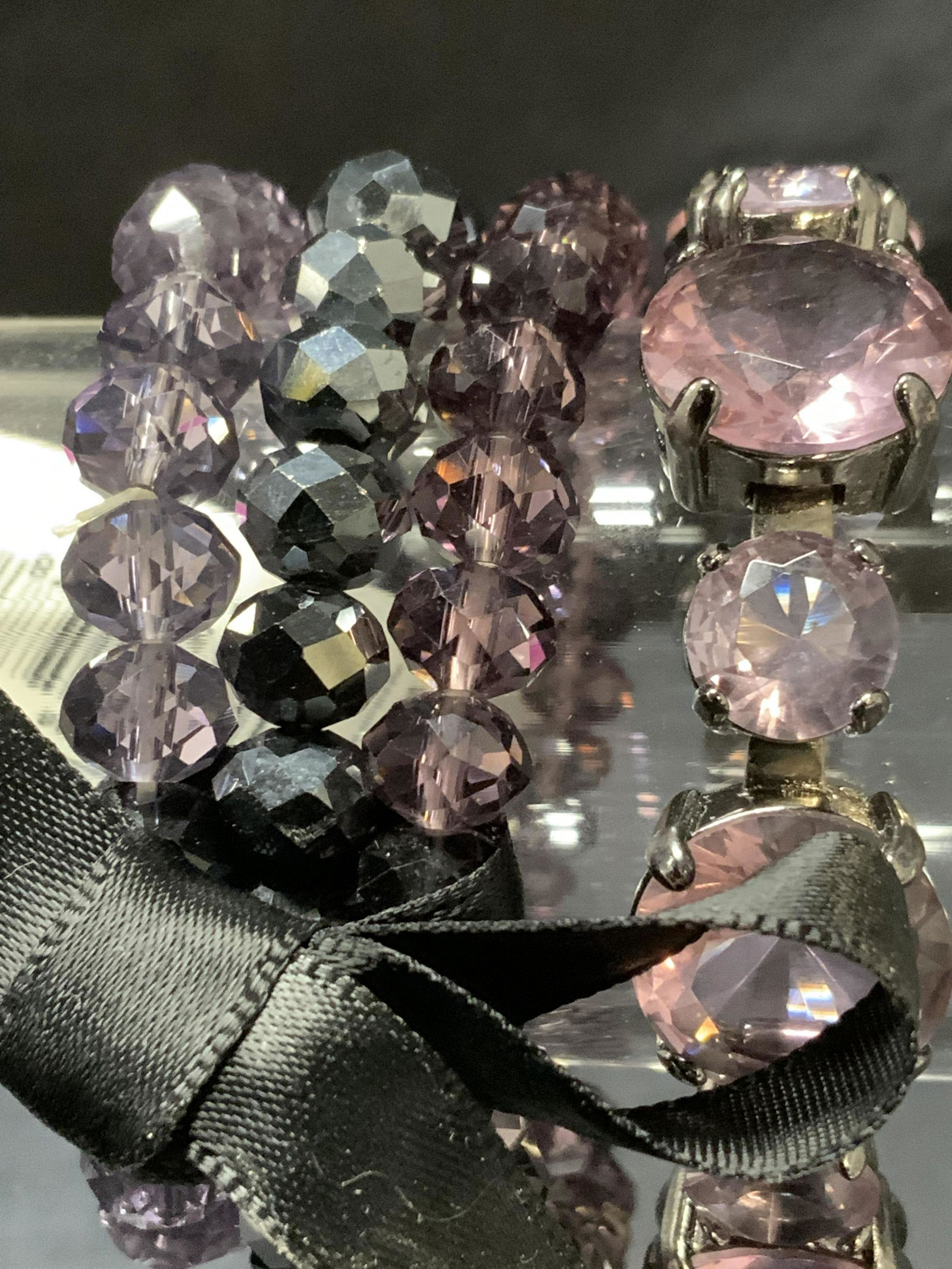 Lot of 4 Crystalline Beaded Bracelets, NWT (1 of 4)