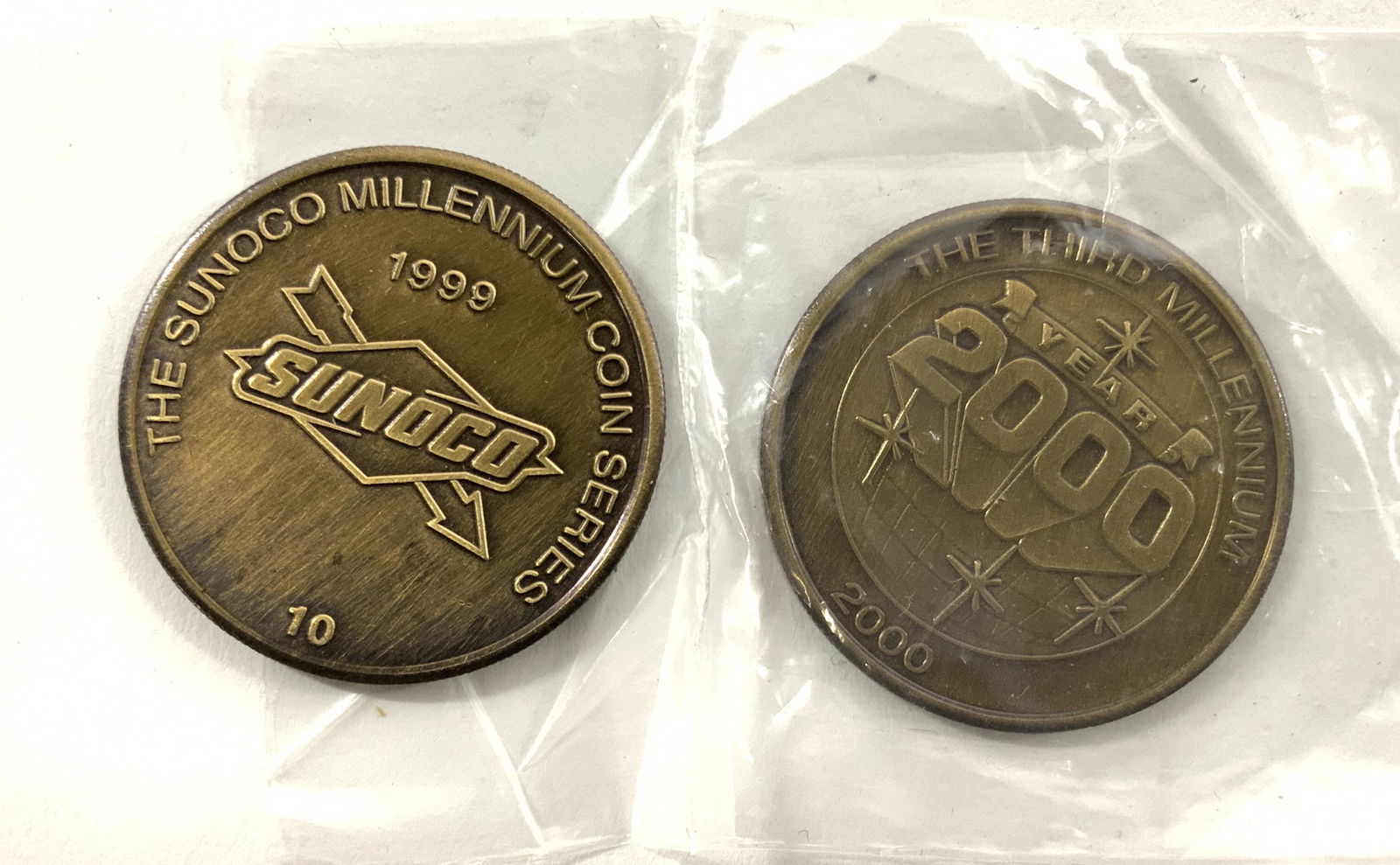 Lot 10 SUNOCO MILLENNIUM SERIES Coins (1 of 6)