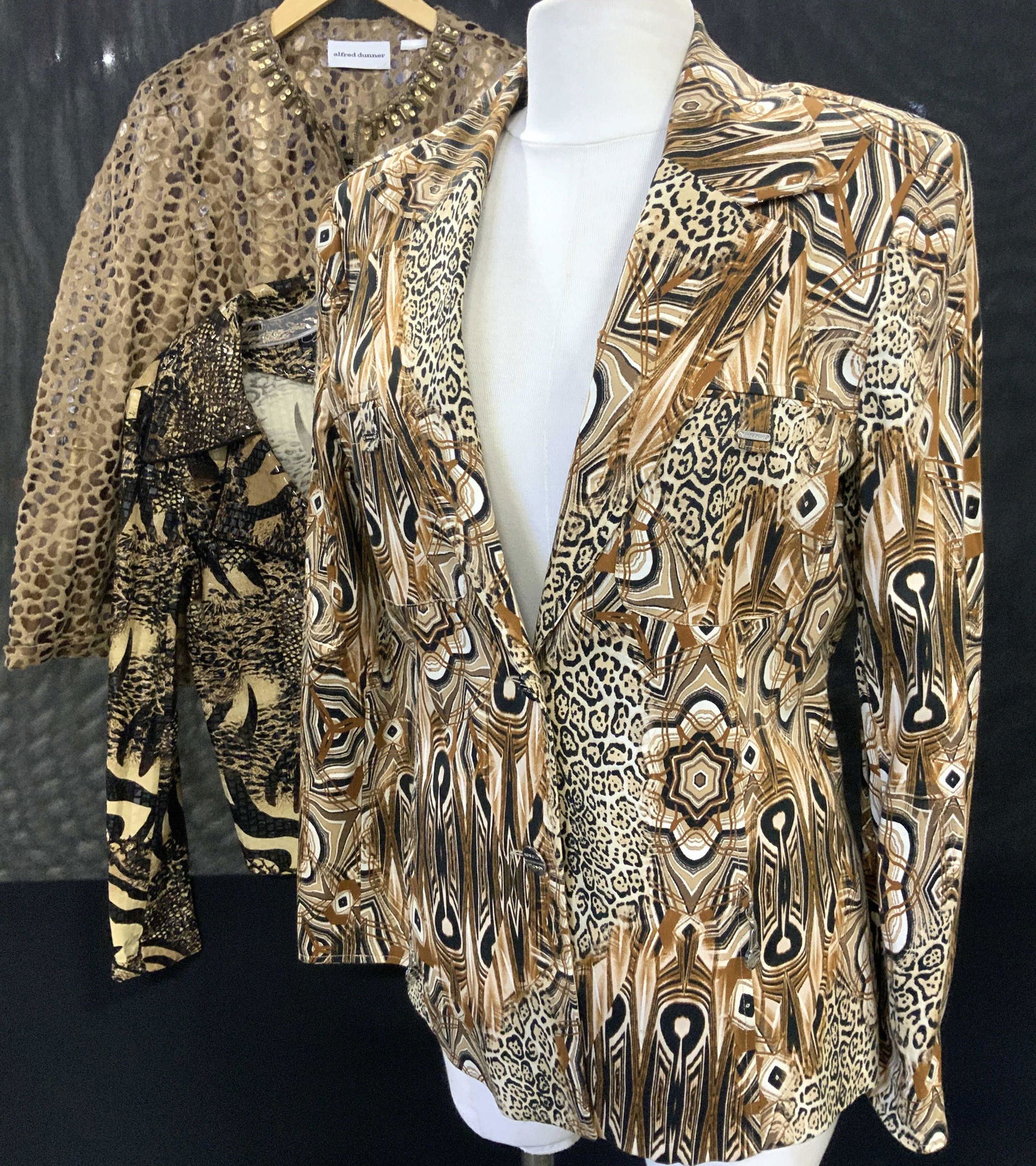 Lot 3 Animal Print Designer Jackets (1 of 9)