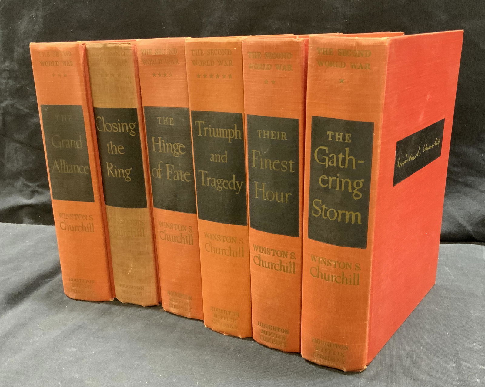 WINSTON CHURCHILL Books Group Lot (1 of 7)