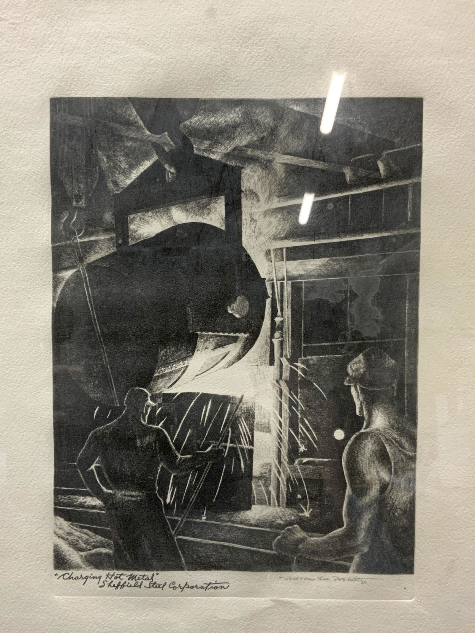 JACKSON LEE NESBITT Charging Hot Metal Engraving (1 of 5)