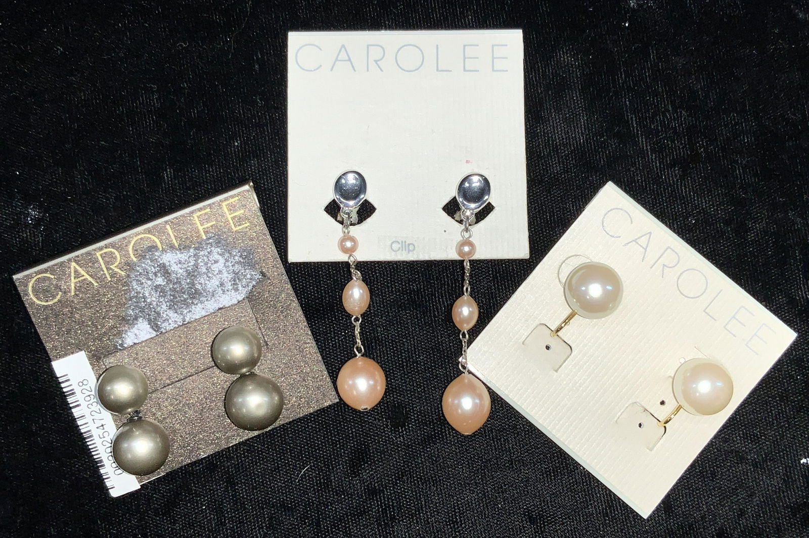 CAROLEE 3 Pearlescent Earrings & Clip Ons (1 of 5)