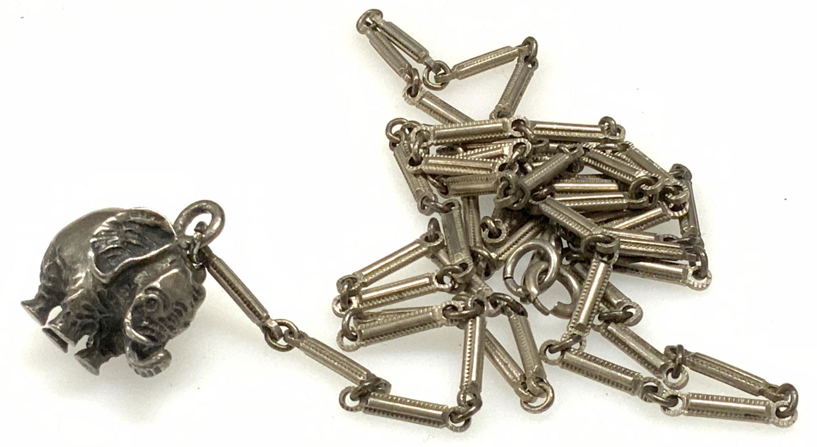 Sterling Silver Elephant Pendant Necklace (1 of 3)