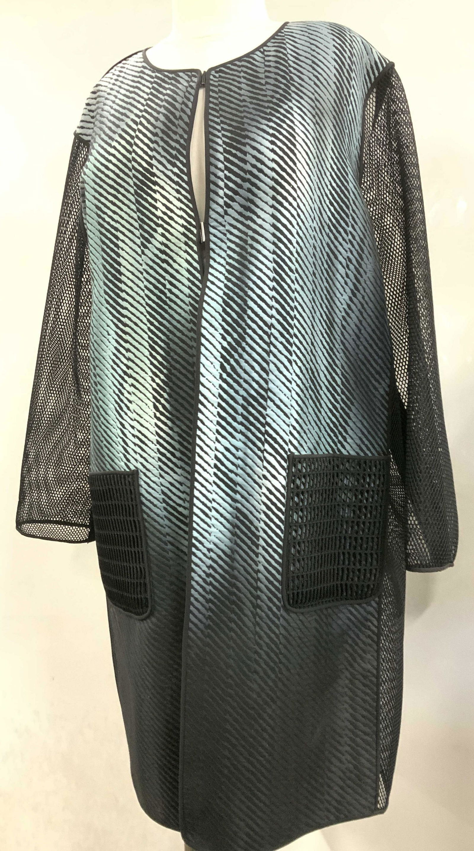 Elie TAHARI PLUS sz Poly Cotton Tunic Over Jacket (1 of 10)