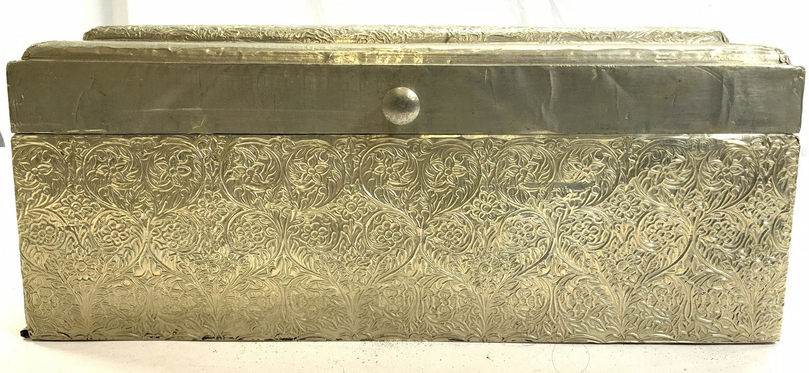 Vintage Foil Lined Lidded Keepsake Box (1 of 8)