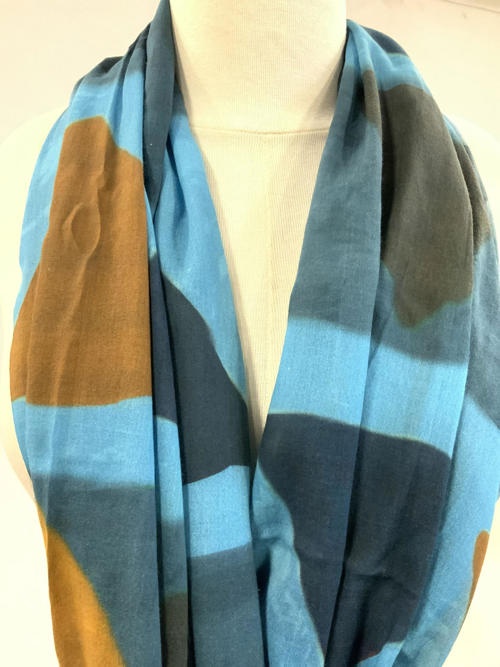 LOVAT & GREEN Geometric Cotton Scarf (1 of 8)
